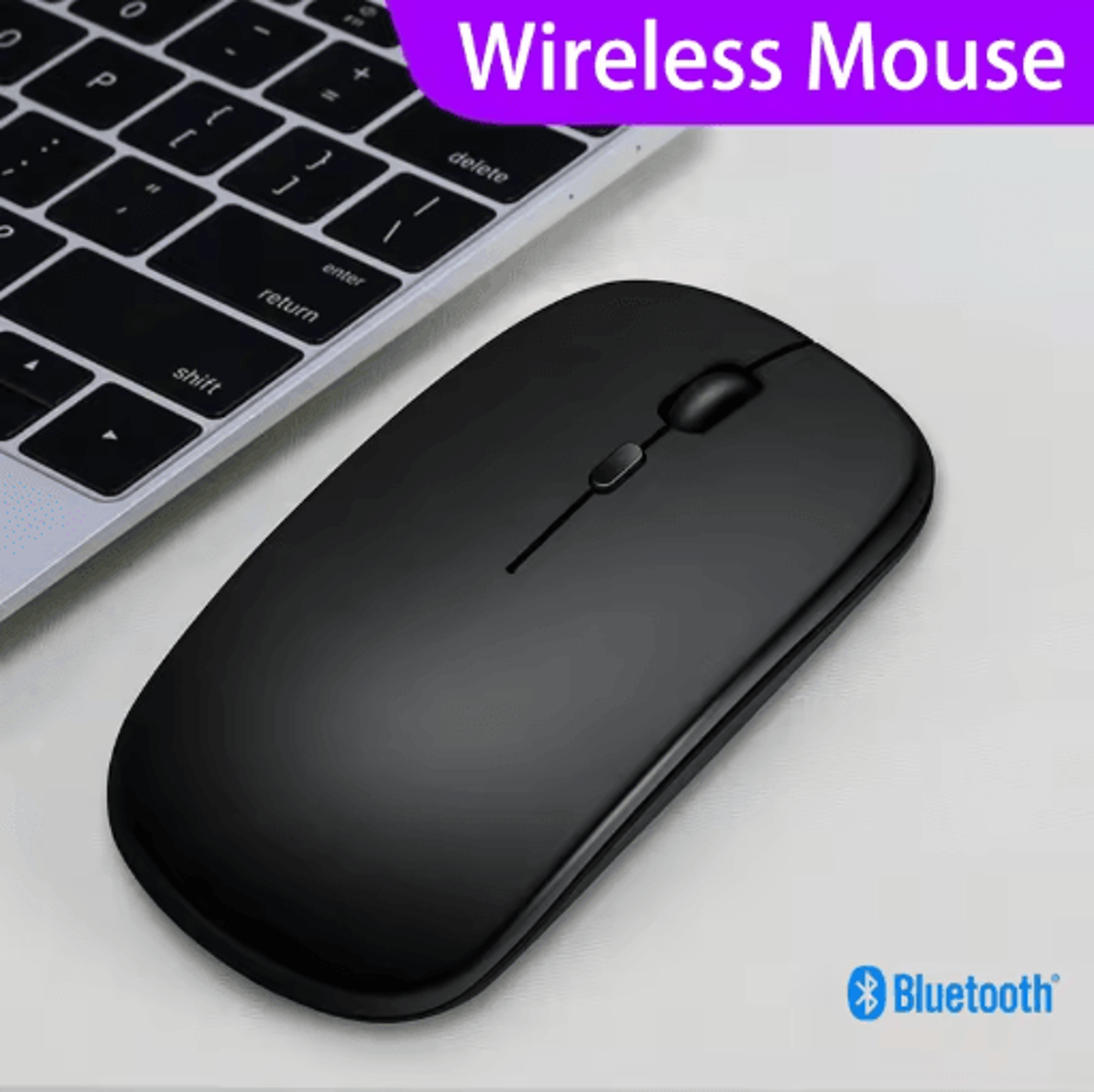 Silent Wireless Bluetooth Mouse Noiseless Optical Gaming Mouse For Laptop Tablet And IPad 13