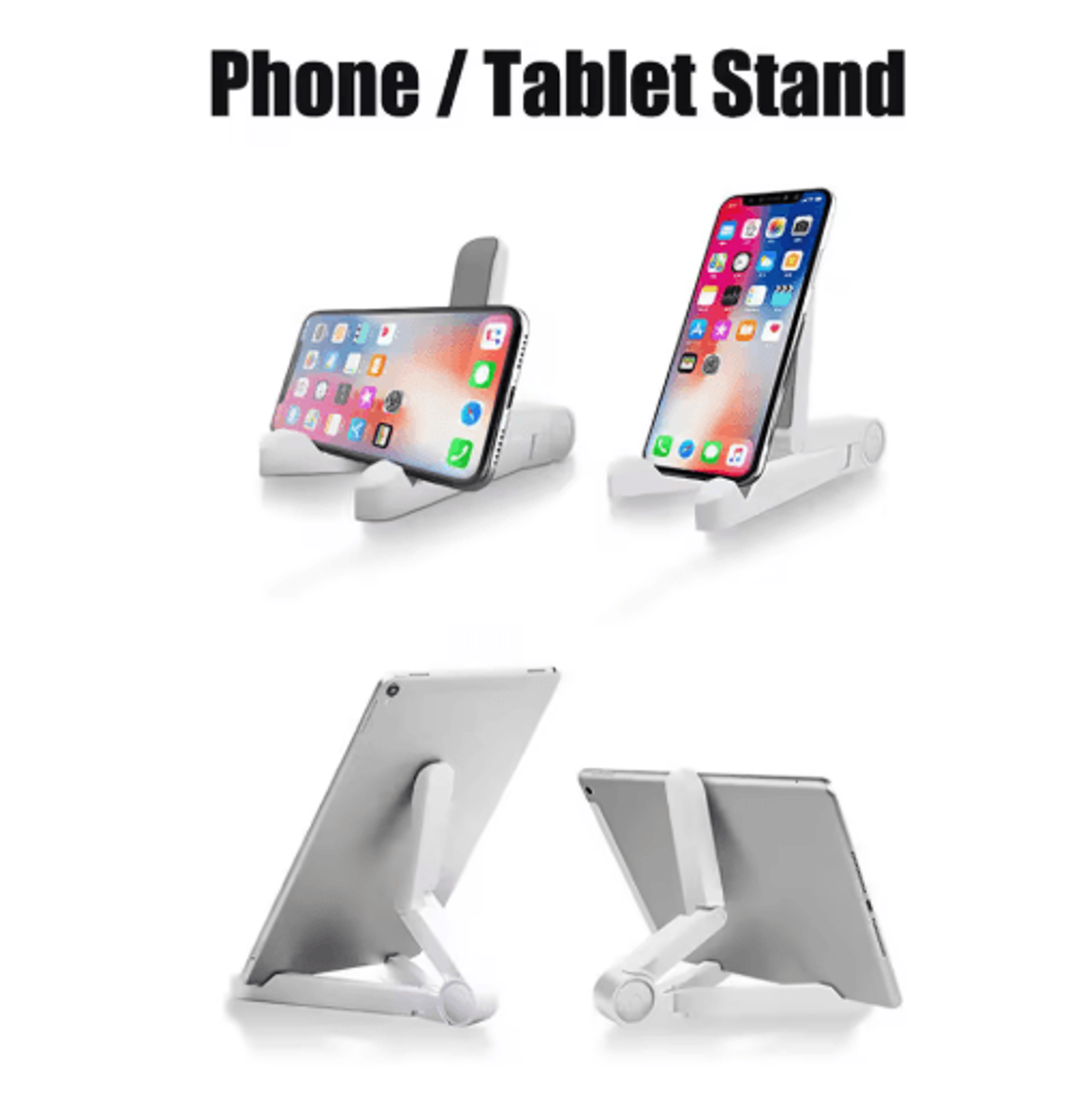 Universal Desktop Tablet And Phone Stand Adjustable Holder For IPad Samsung Xiaomi And More 0