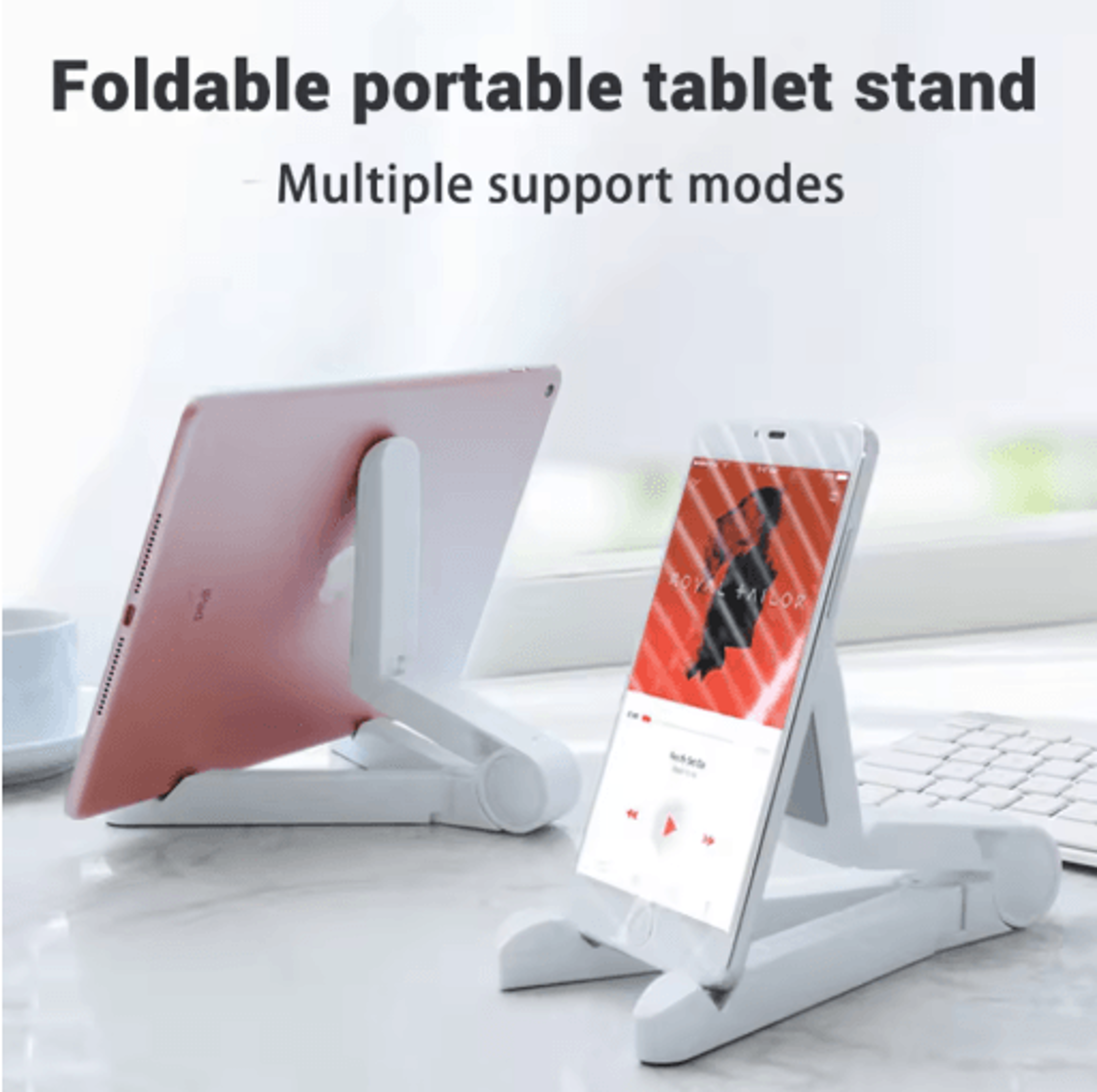 Universal Desktop Tablet And Phone Stand Adjustable Holder For IPad Samsung Xiaomi And More 8