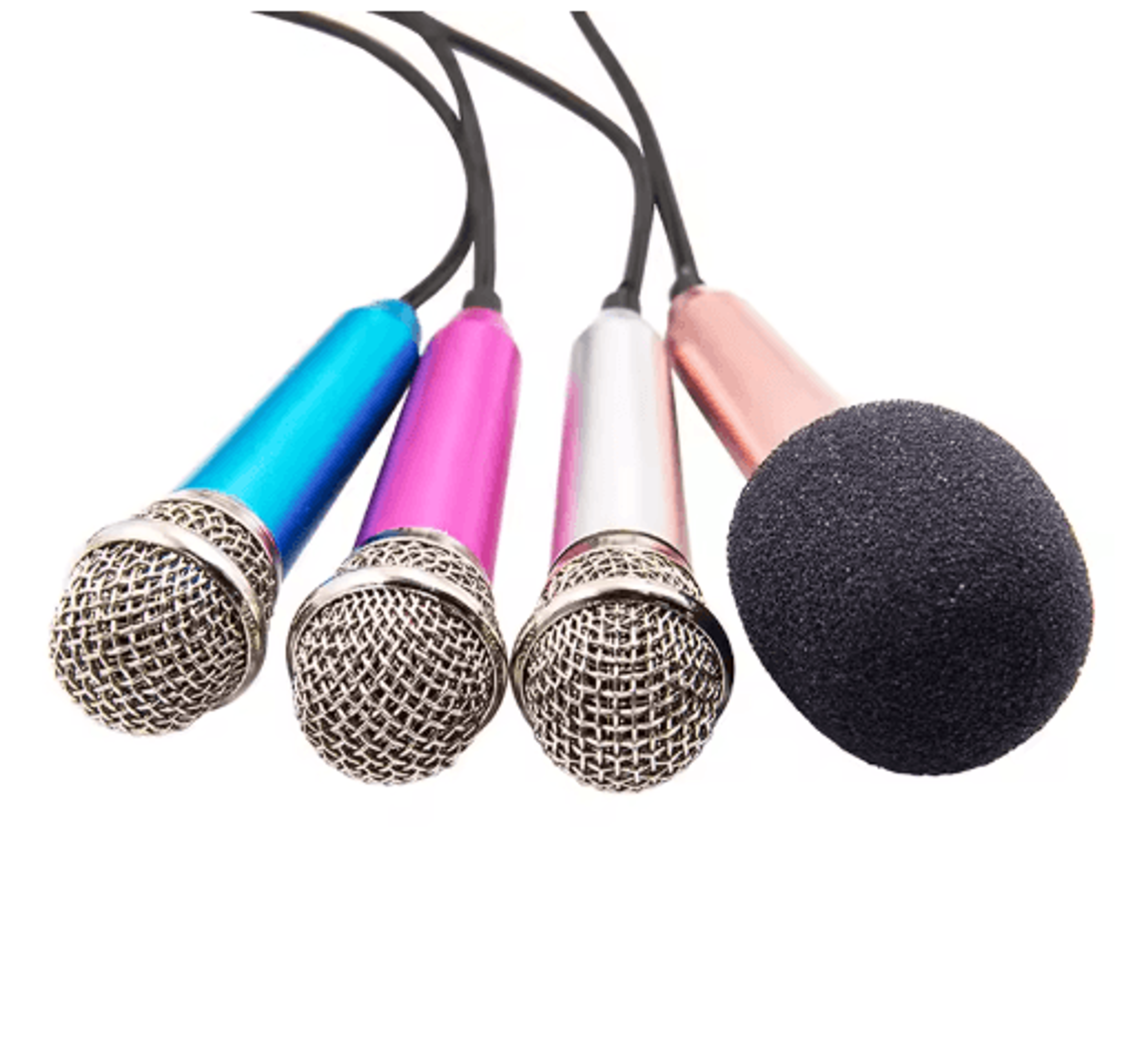 Universal 35mm Portable Stereo Mini Microphone  Handheld KTV Karaoke  Studio Mic 6