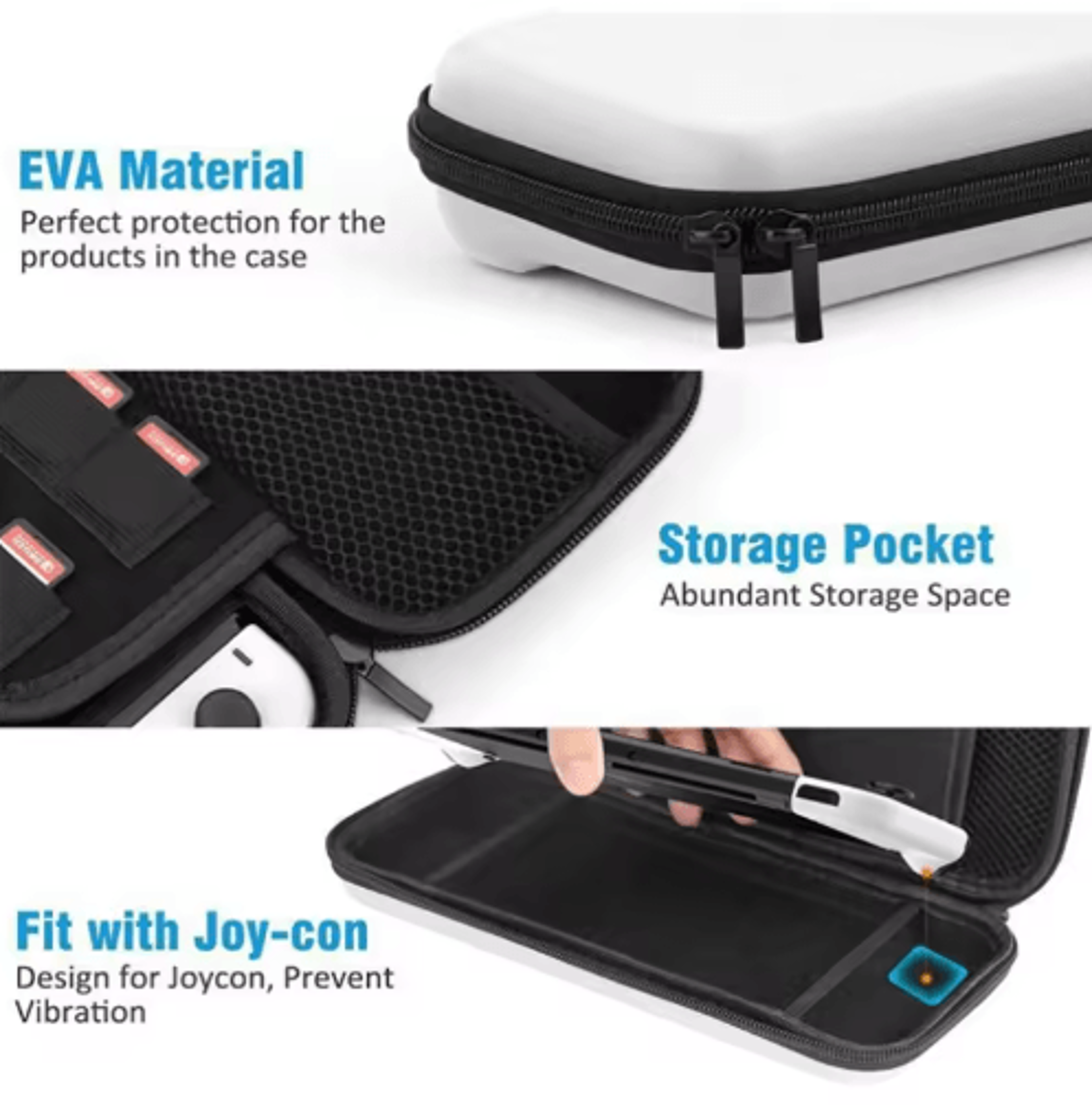EVA Hard Shell Travel Case For Nintendo Switch  Portable Protective Carrying Bag 5