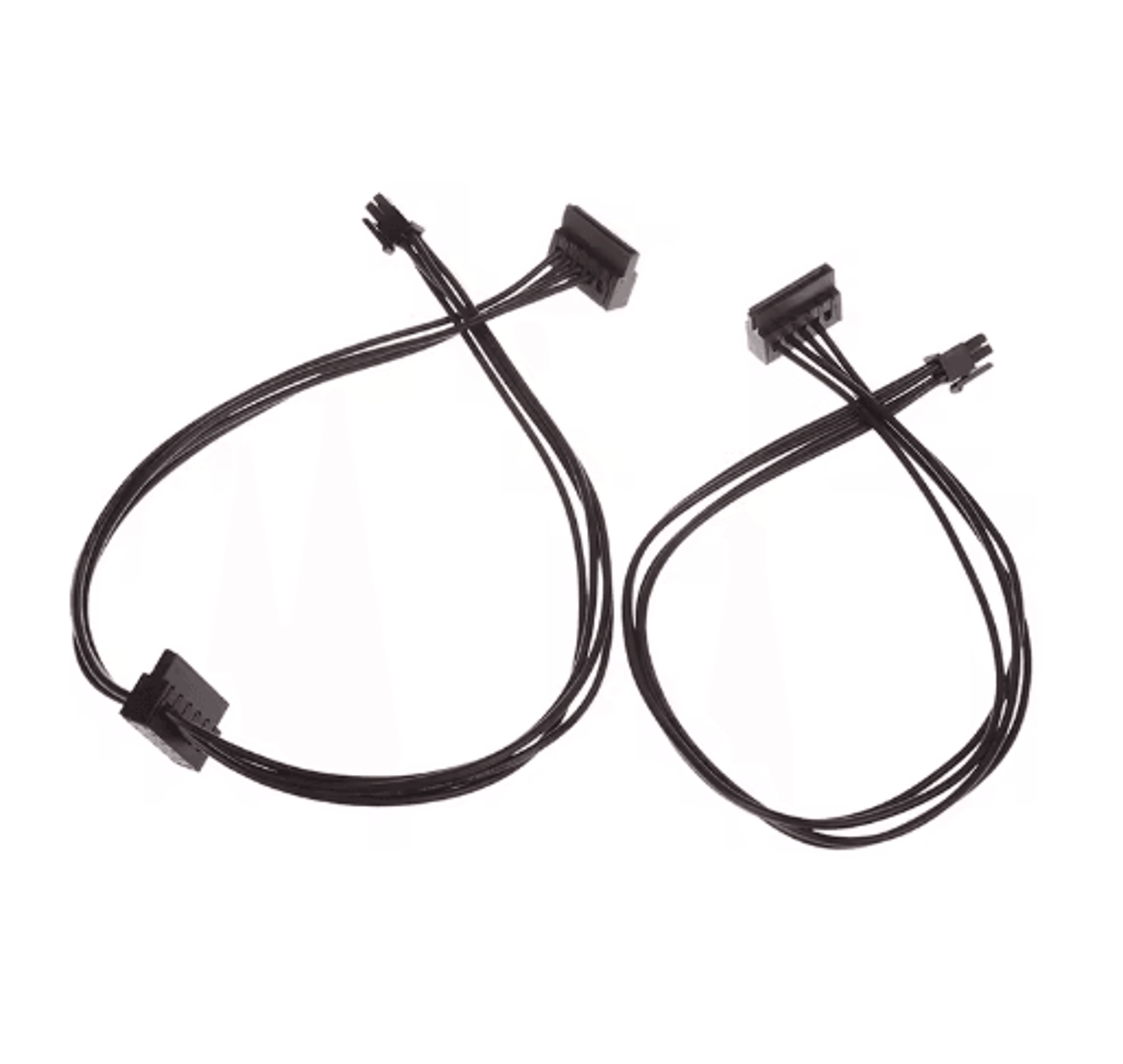 4 Pin To SATA Power Cable Multi Drive Power Splitter For HDD And SSD 5
