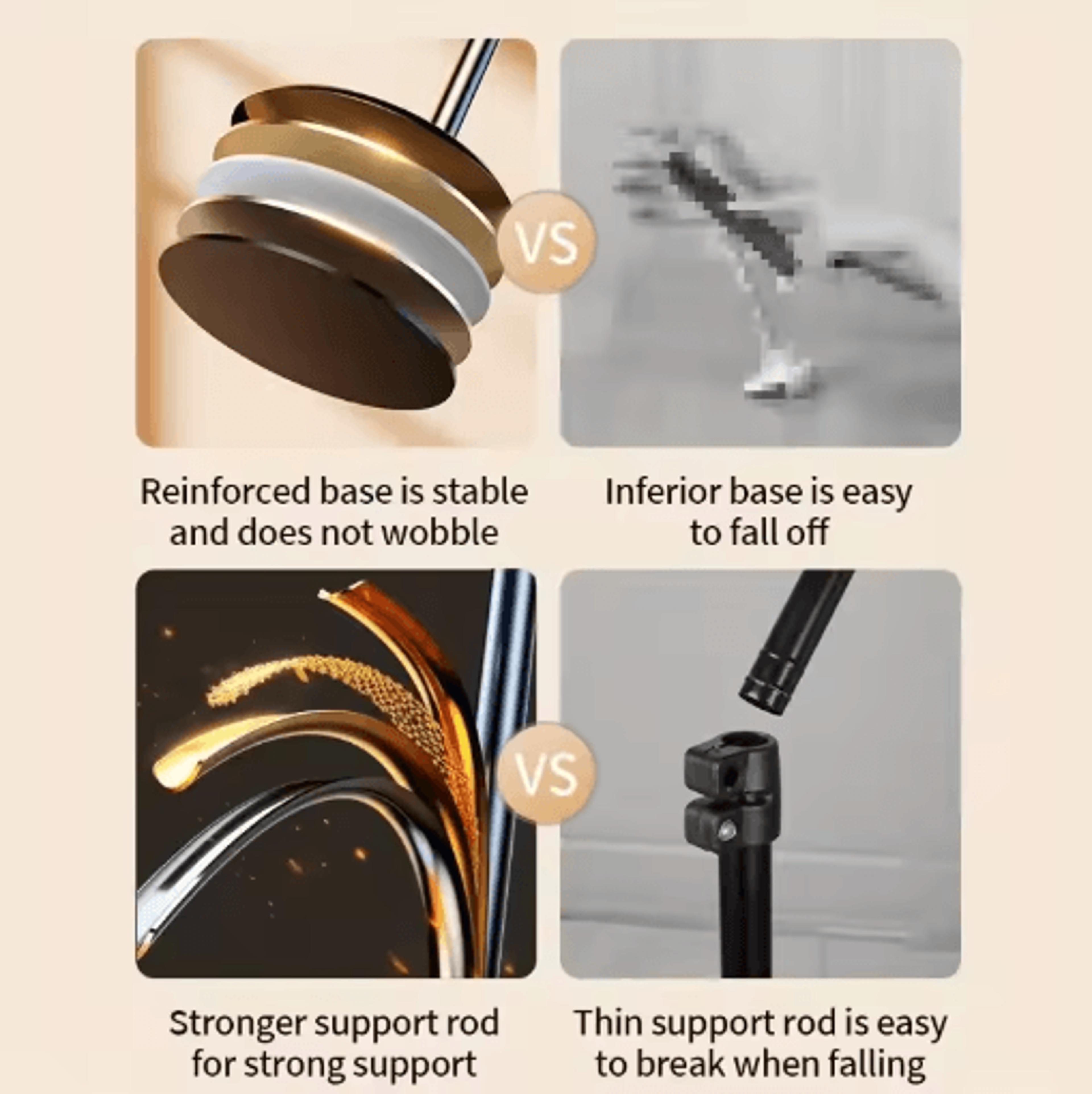 Rotatable And Liftable Phone Stand Adjustable Telescopic Mobile Holder For Live Streaming 3