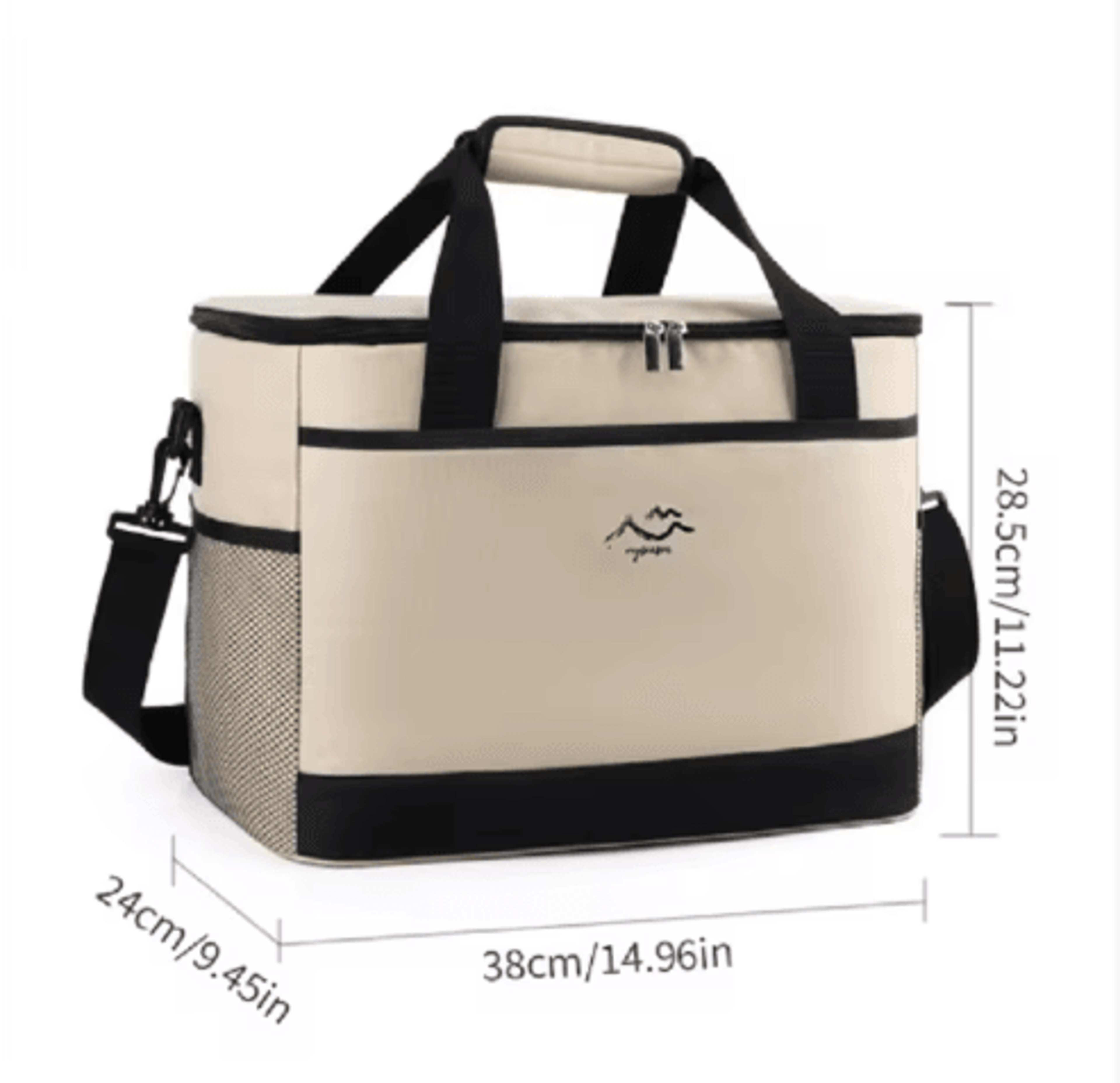 LargeCapacity Insulated Lunch Box With Ice Packs  Minimalist Crossbody Picnic Bag 2
