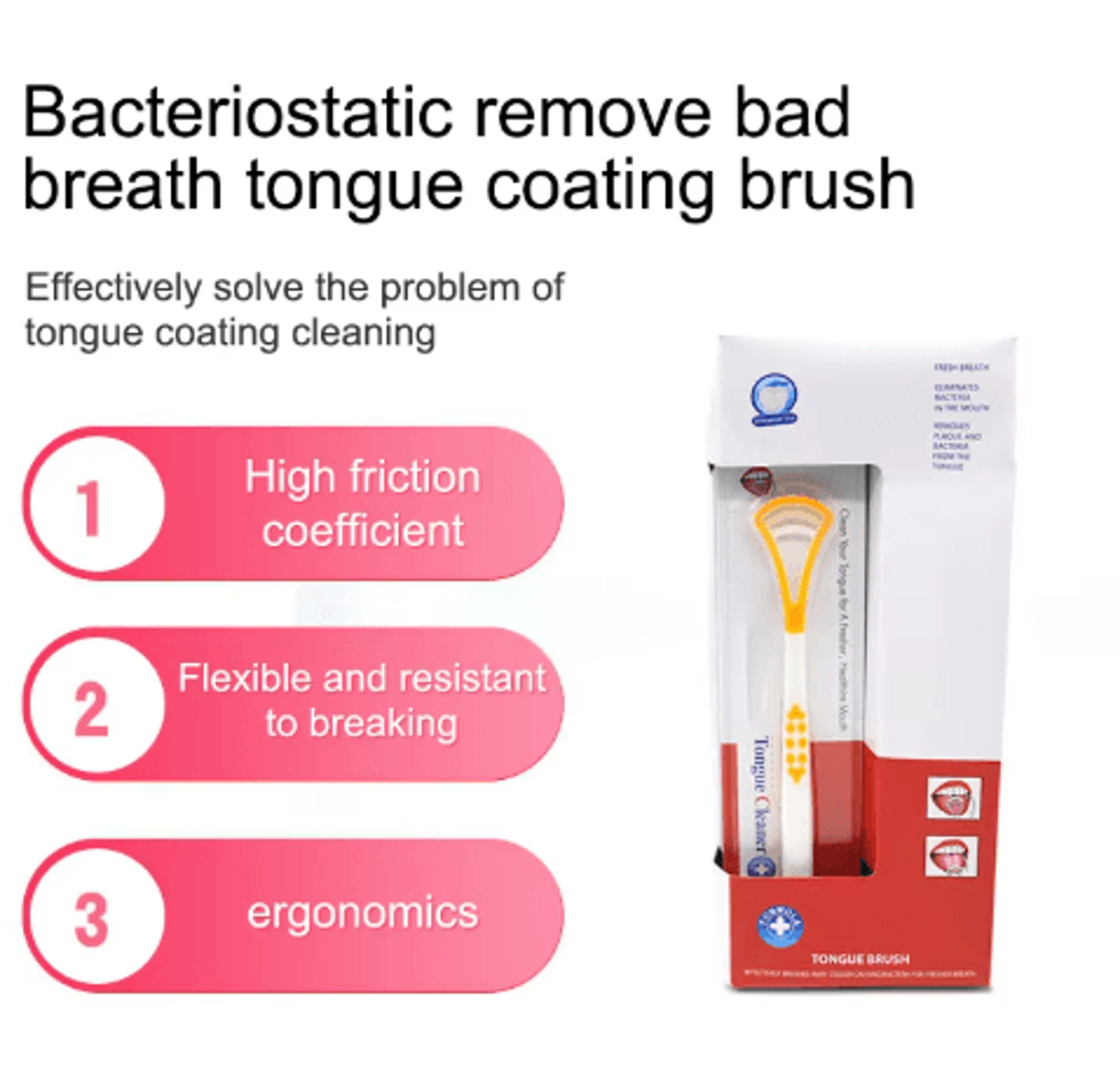 Tongue Scraper For Deep Cleaning Fresh Breath  Daily Oral Care 5