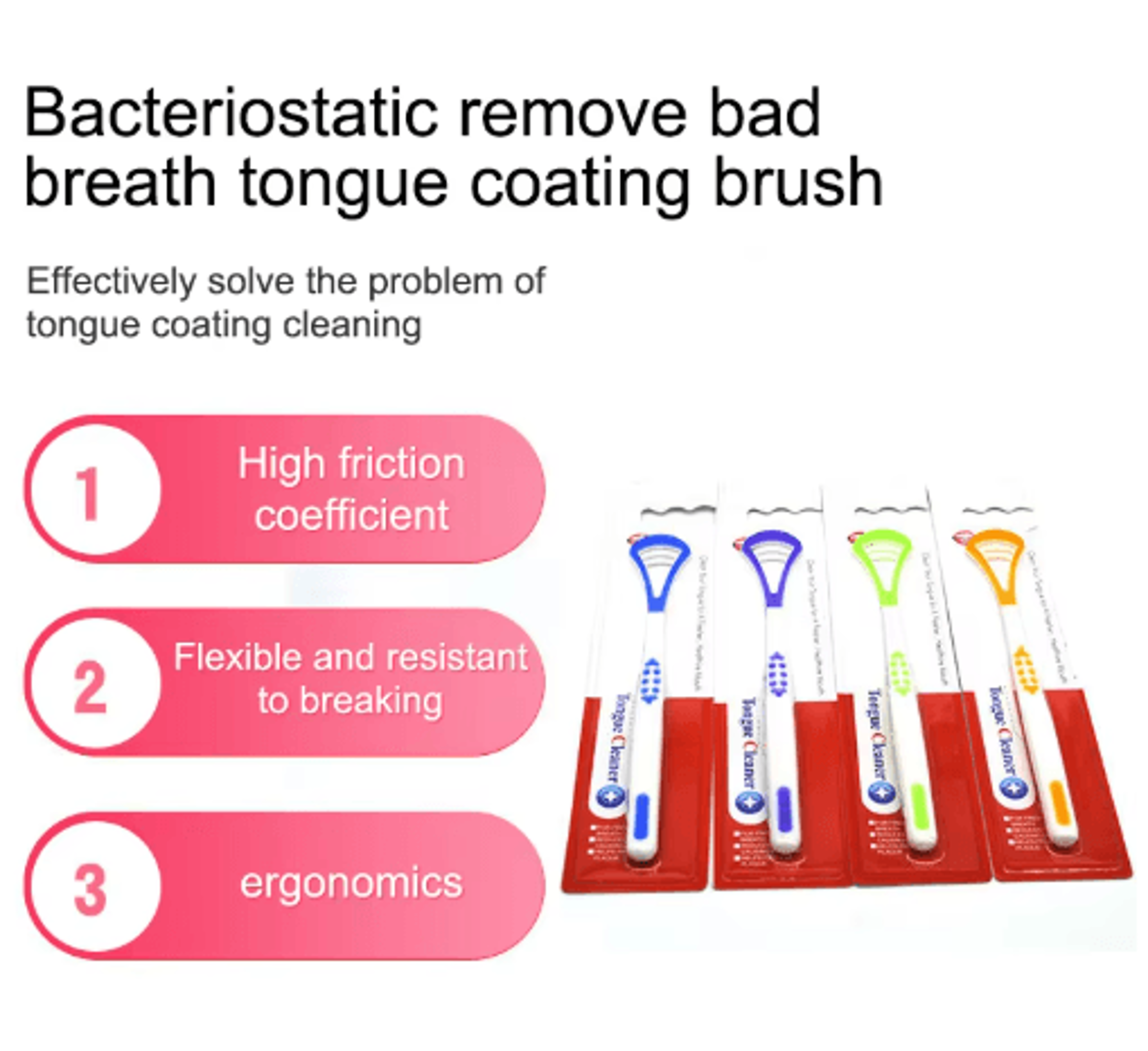 Tongue Scraper For Deep Cleaning Fresh Breath  Daily Oral Care 6