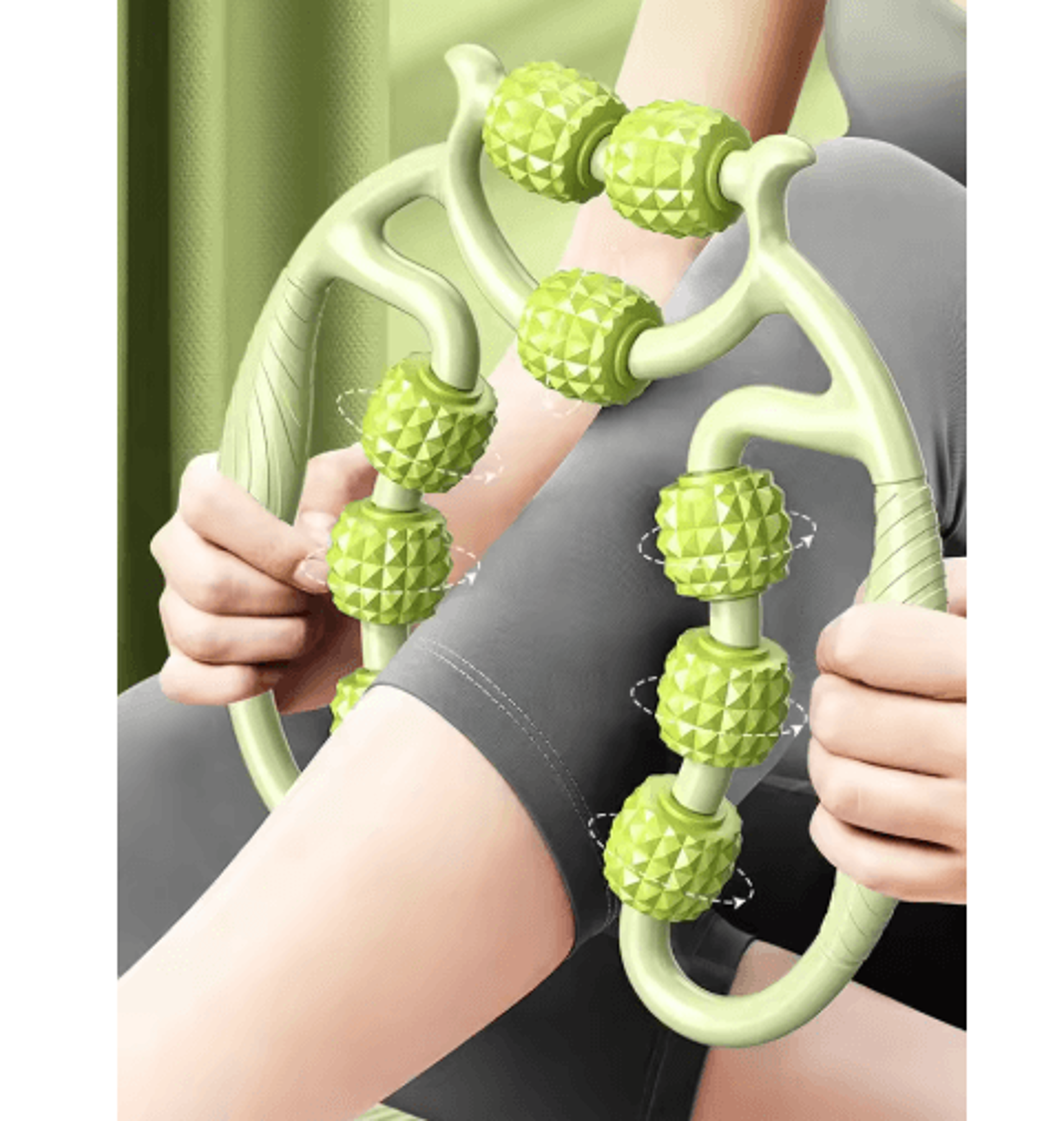 12Round Circular Leg Slimming Massager  Muscle Relaxation Clamp 5