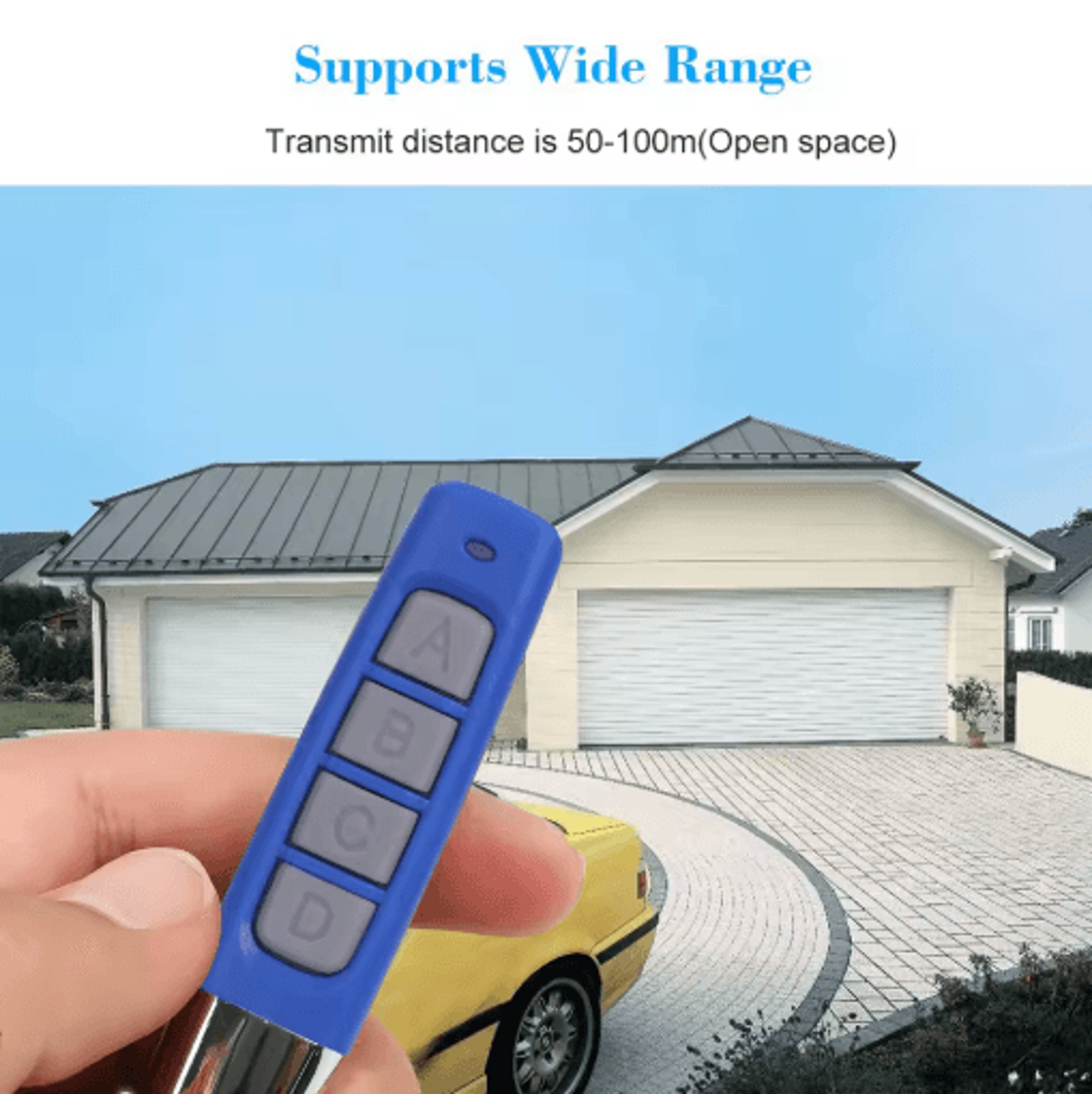 433MHz Wireless Remote Control Cloner  Universal Copy Duplicator For Gates  Garages 0