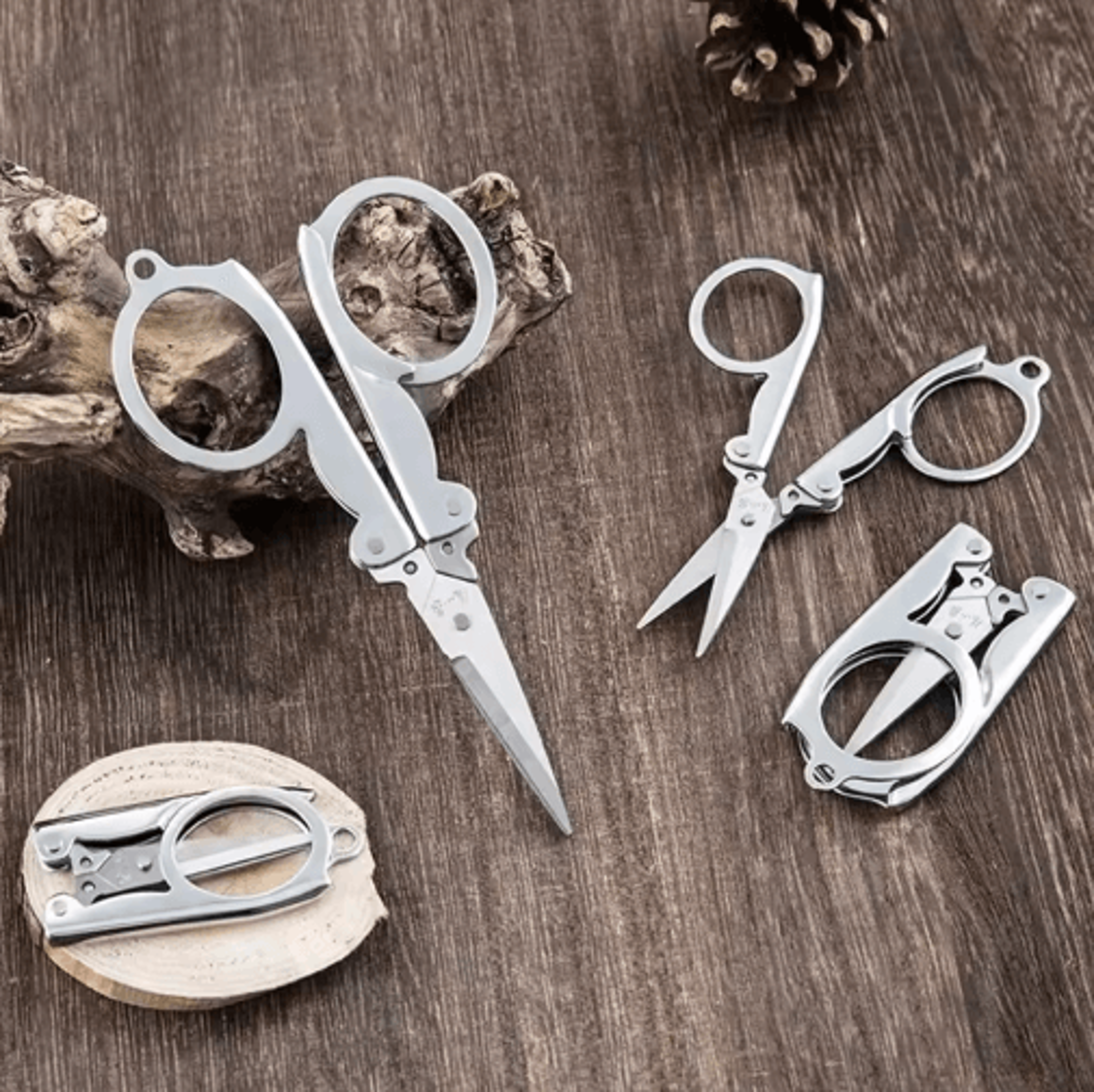 Folding Pocket Scissors  Mini Stainless Steel Scissors For Everyday Precision 2