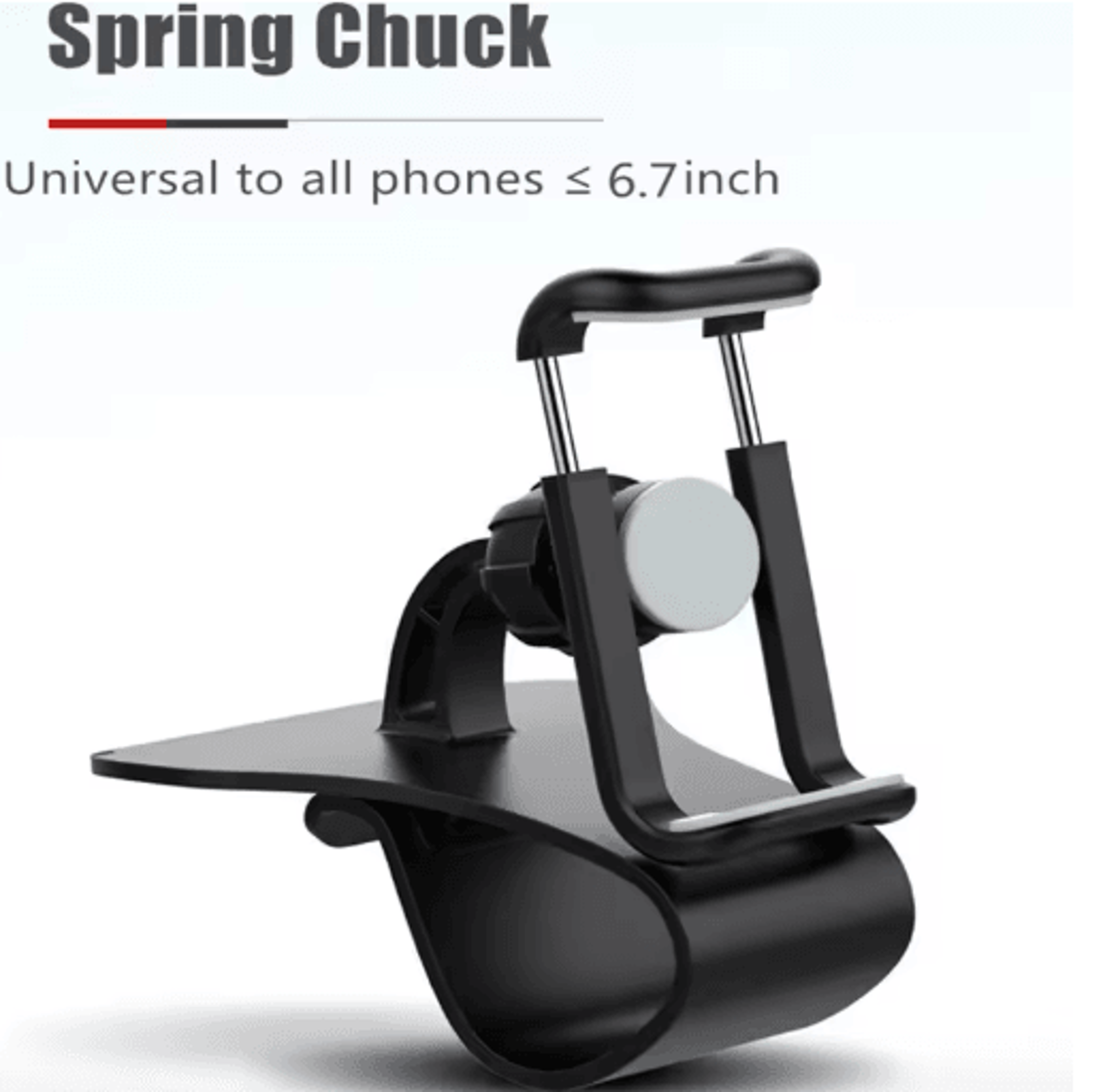 360 Rotating Universal Car Phone Holder  Dashboard Mount Clip For Smartphones 2