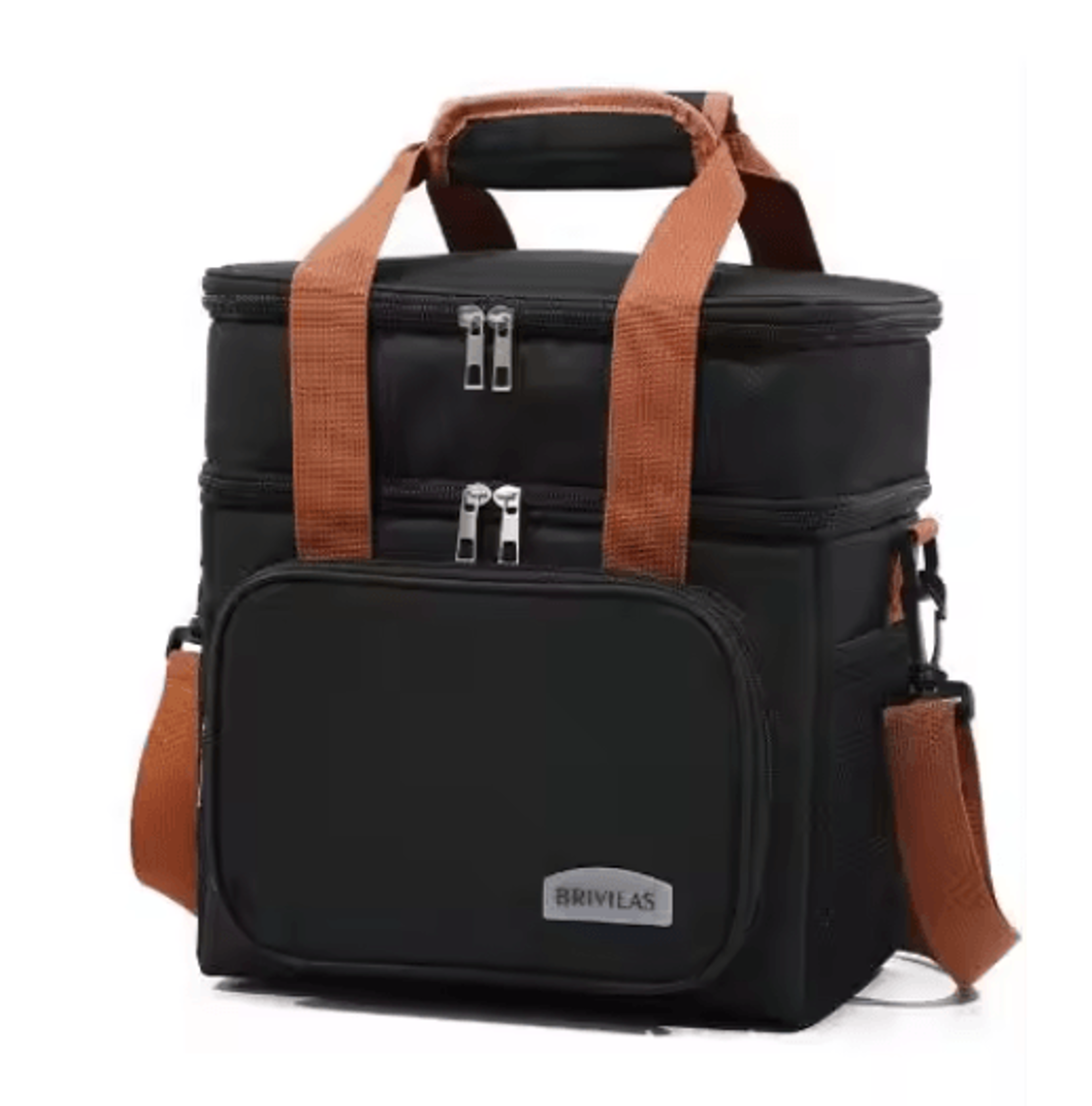 European And American Style Crossbody Insulated Lunch Bag Large Capacity Business Tote 3