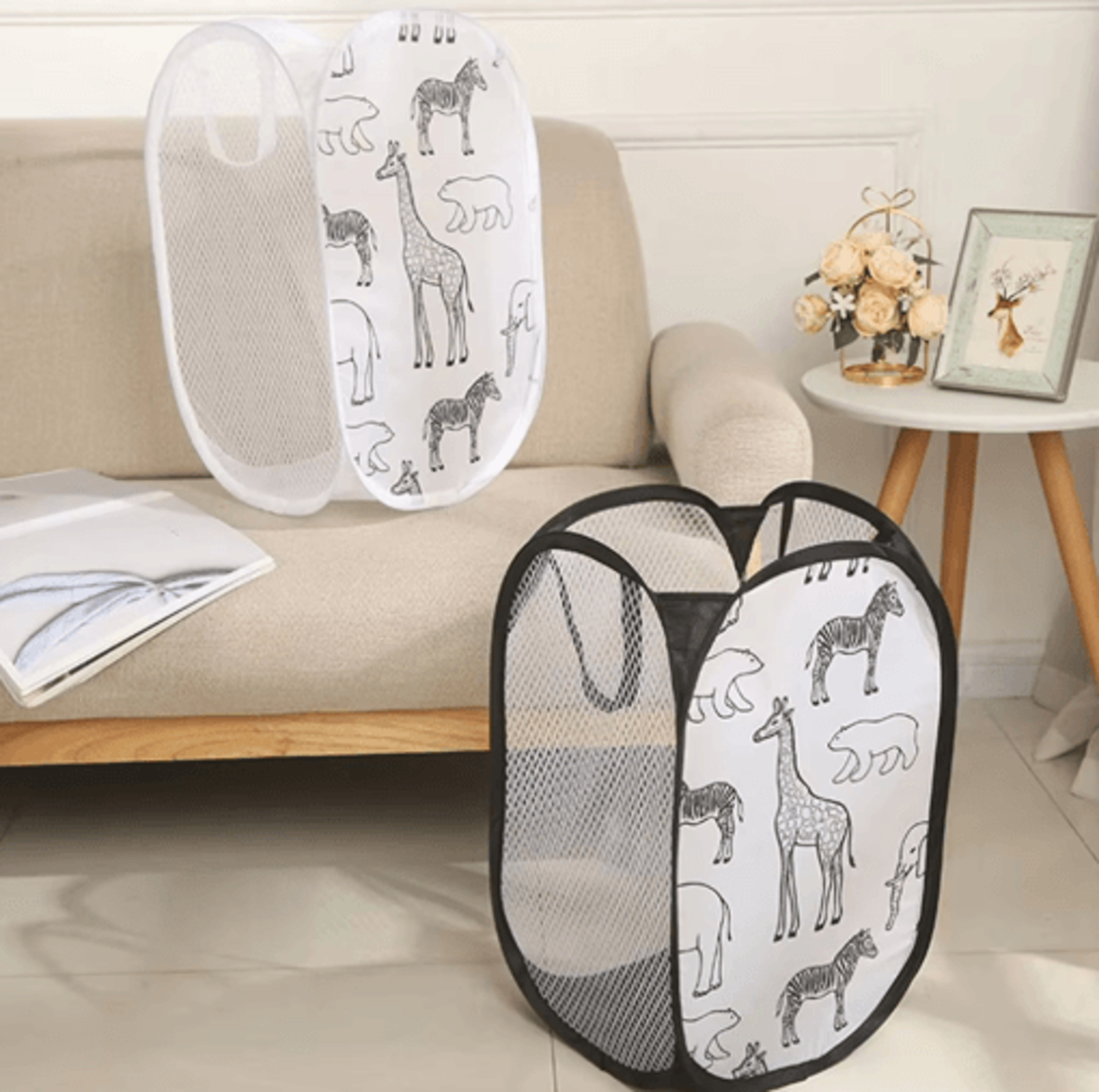 Home Laundry Storage Basket Bathroom Dirty Clothes Organizer 0