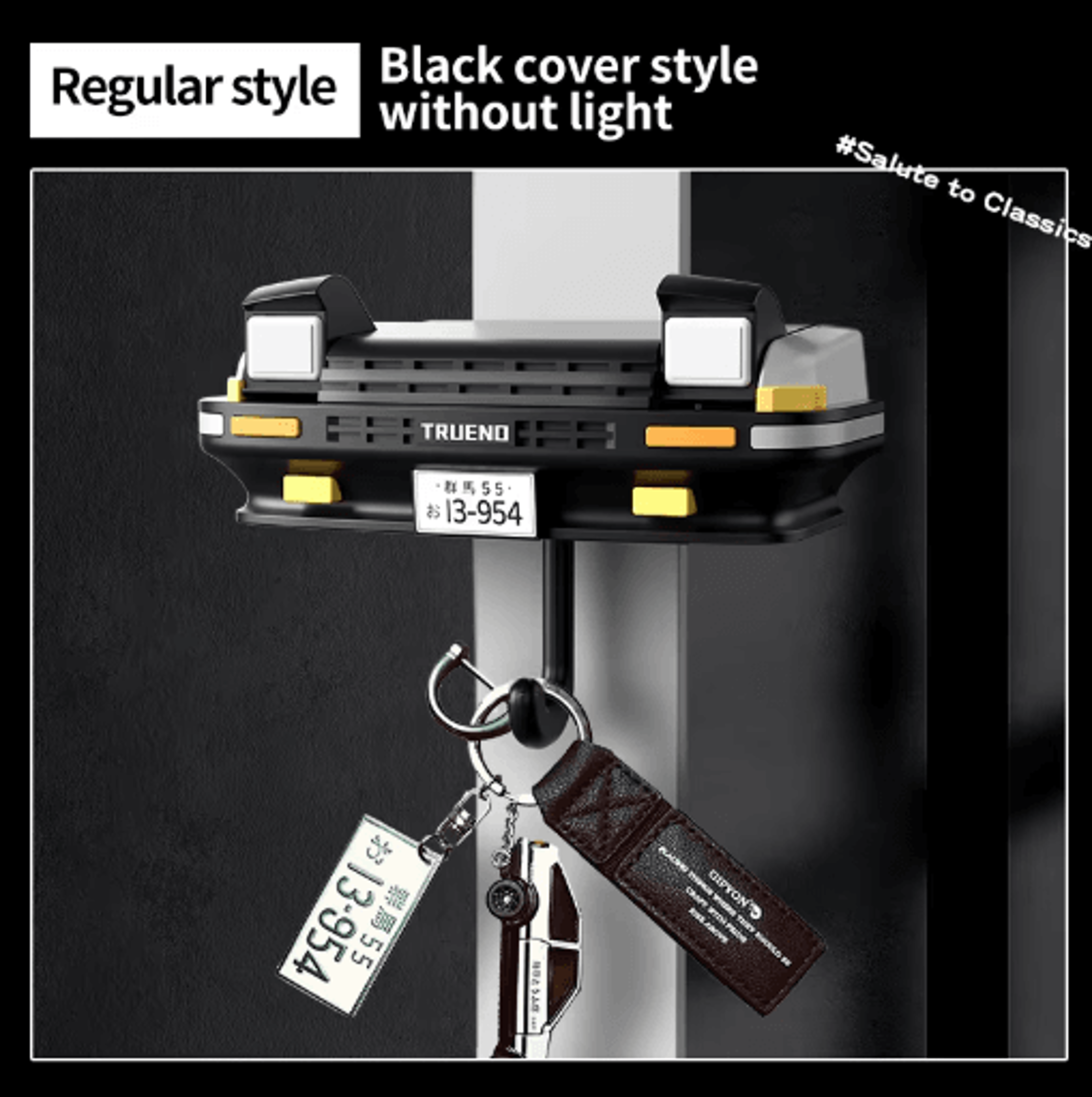 AE86 Headlight Key Holder Creative Car Hook And Wall Mount Storage Rack 4
