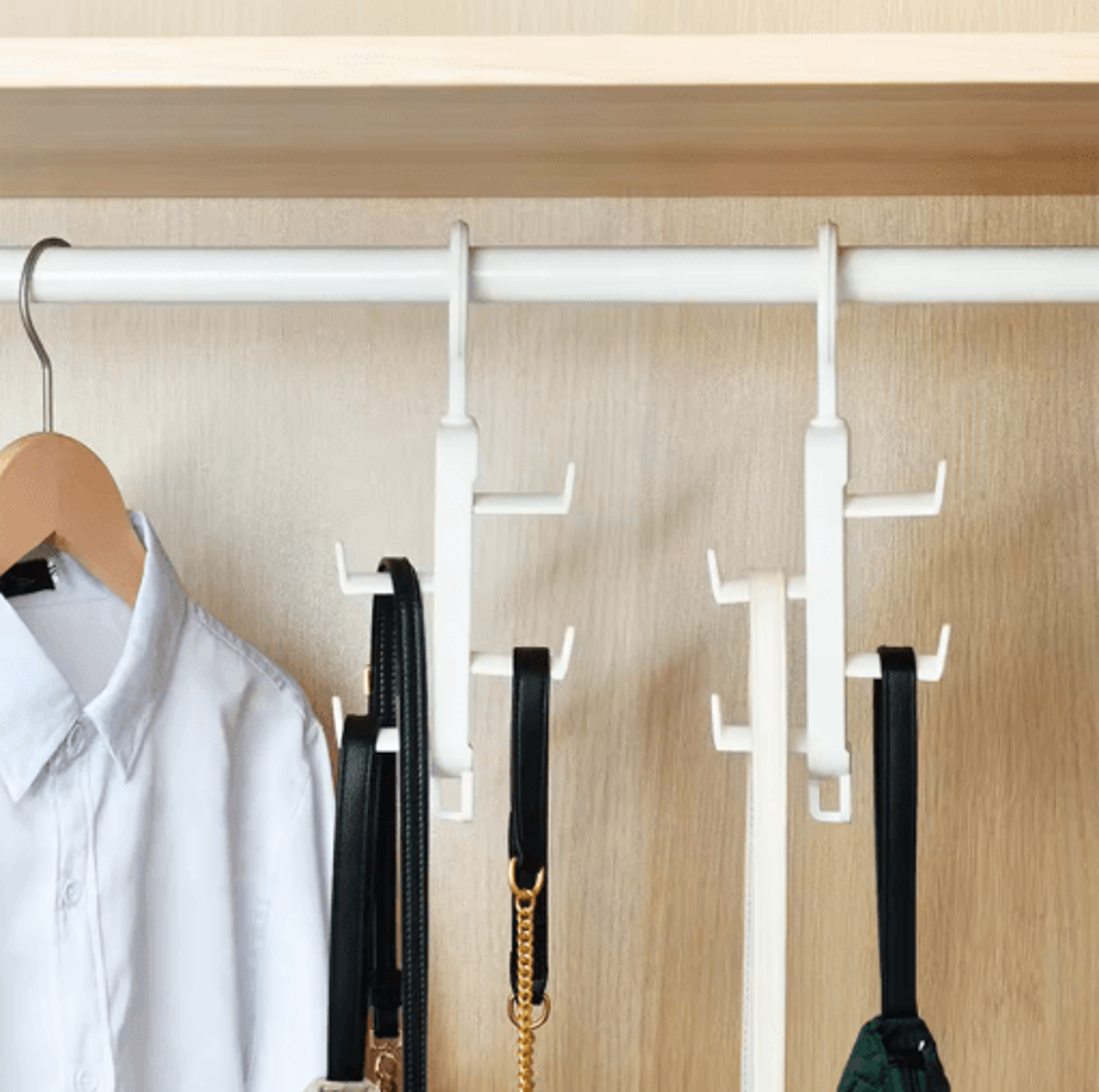 Traceless Hanging Bag Rack Multifunctional Wardrobe And Door Storage Hook 0