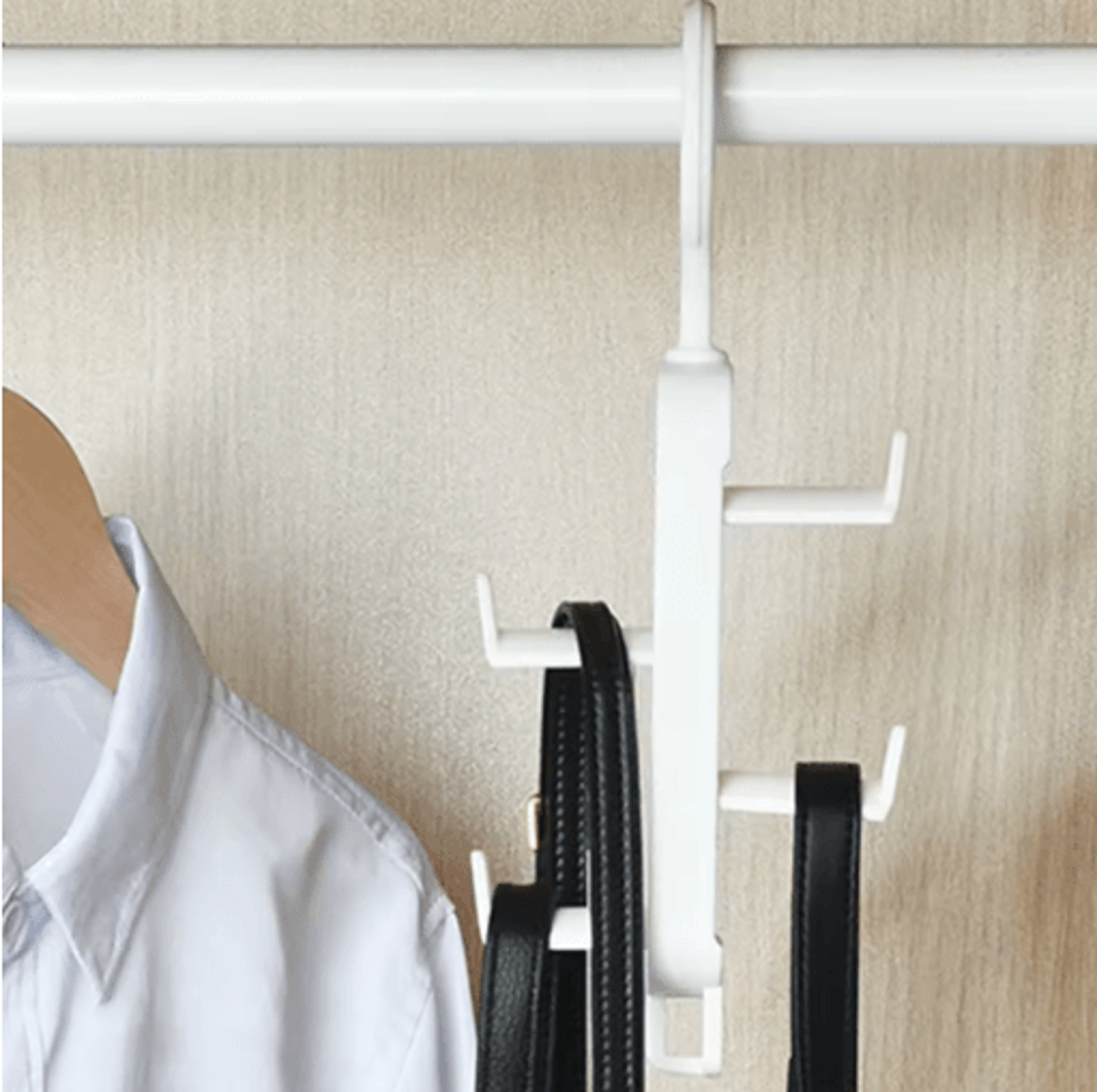 Traceless Hanging Bag Rack Multifunctional Wardrobe And Door Storage Hook 7