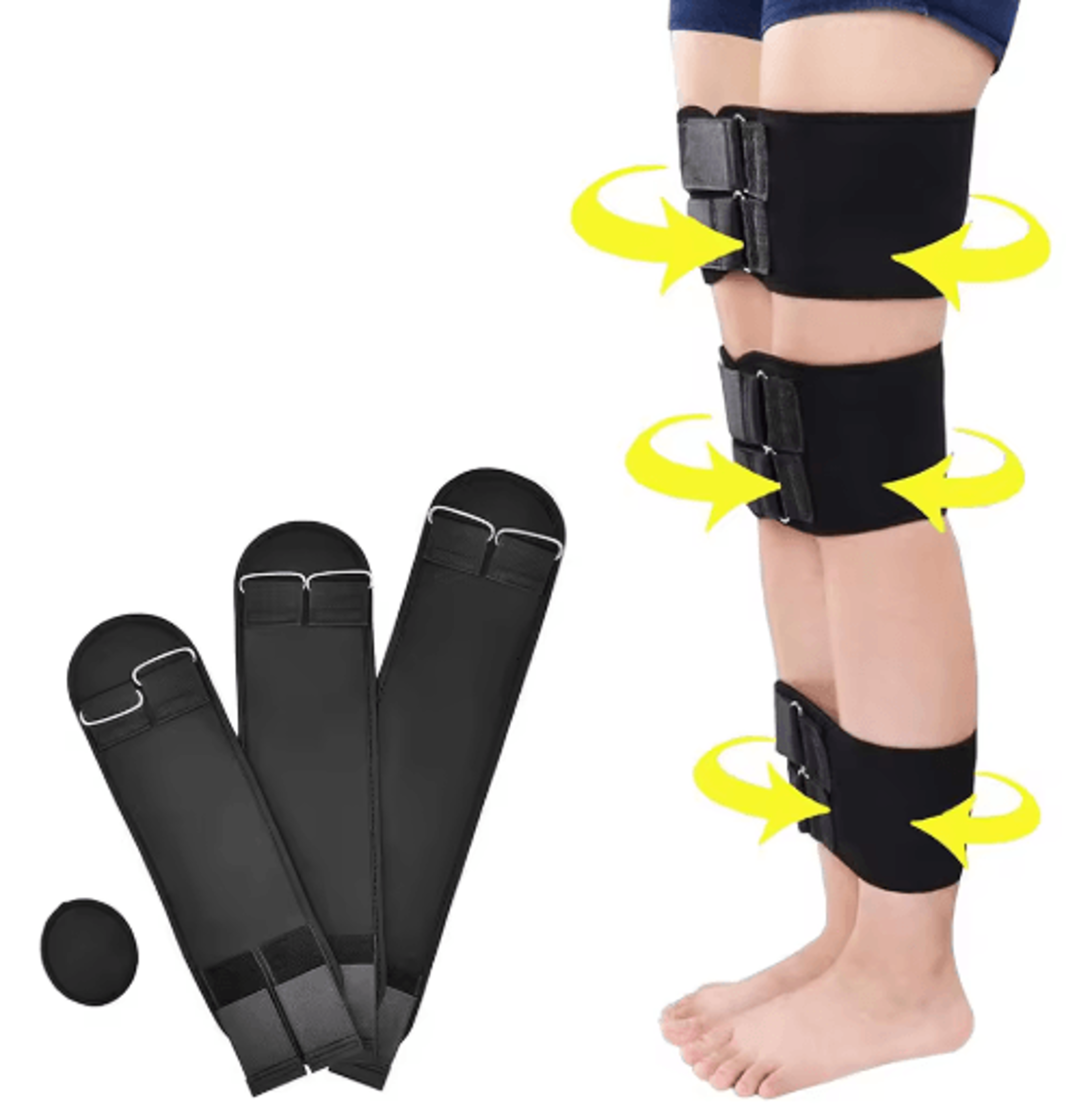 3 Piece Leg Posture Corrector Set Multi Functional Correction Bands For O And X Type Legs 3