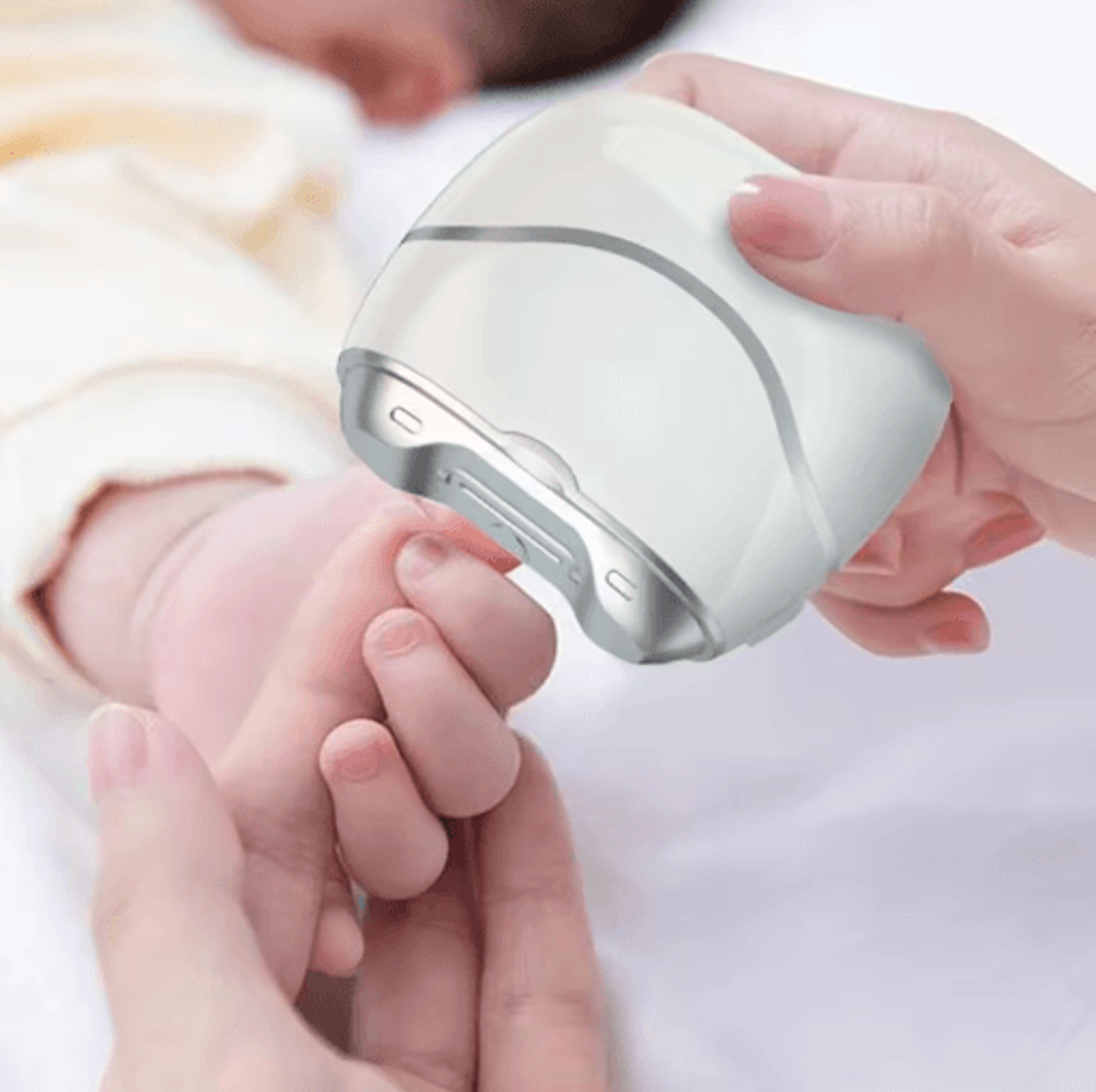 Electric Automatic Nail Clippers With Light Safe Nail Trimmer For Baby And Adult Care 0