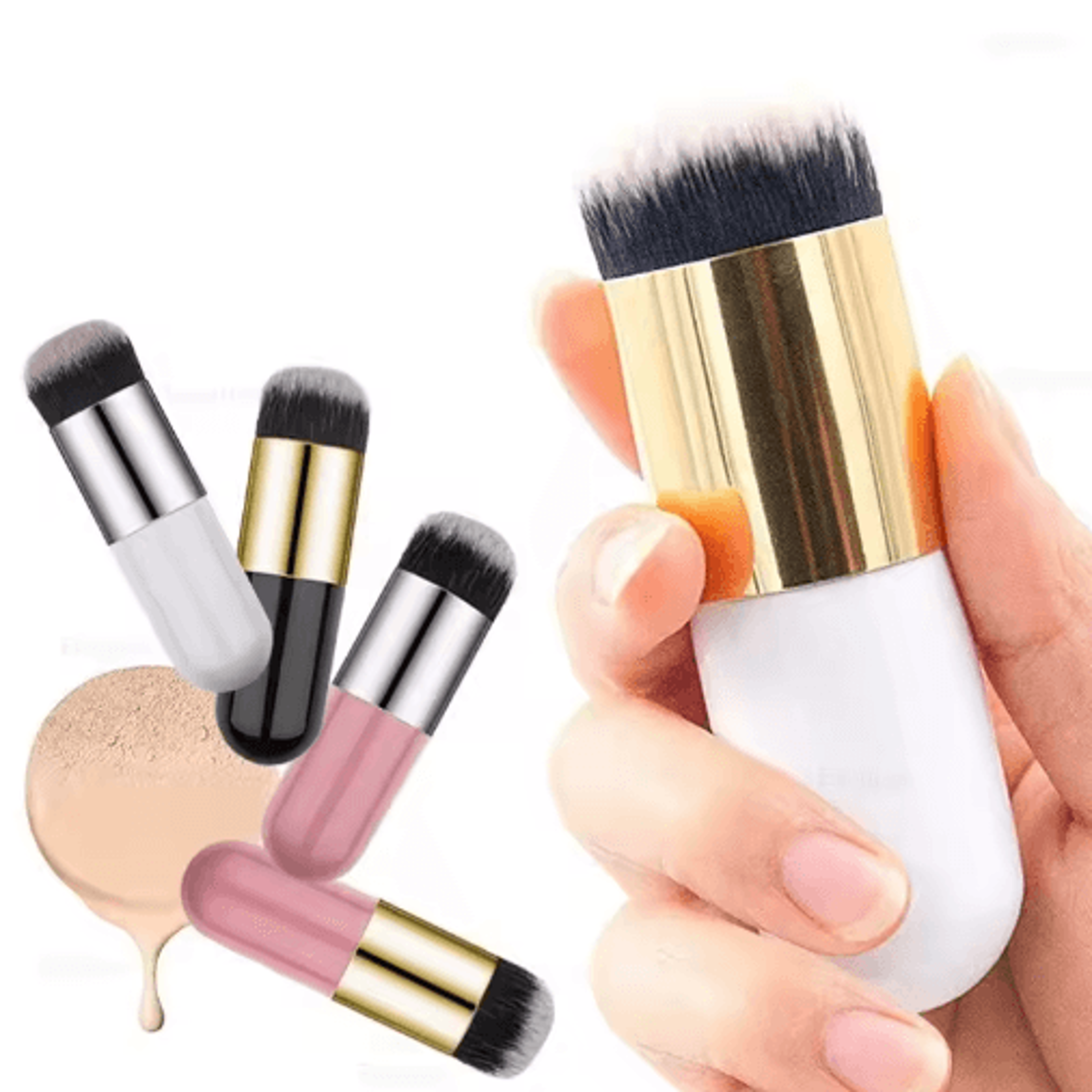 Mushroom Foundation Makeup Brush NoStreak BB Cream  Liquid Brush 8