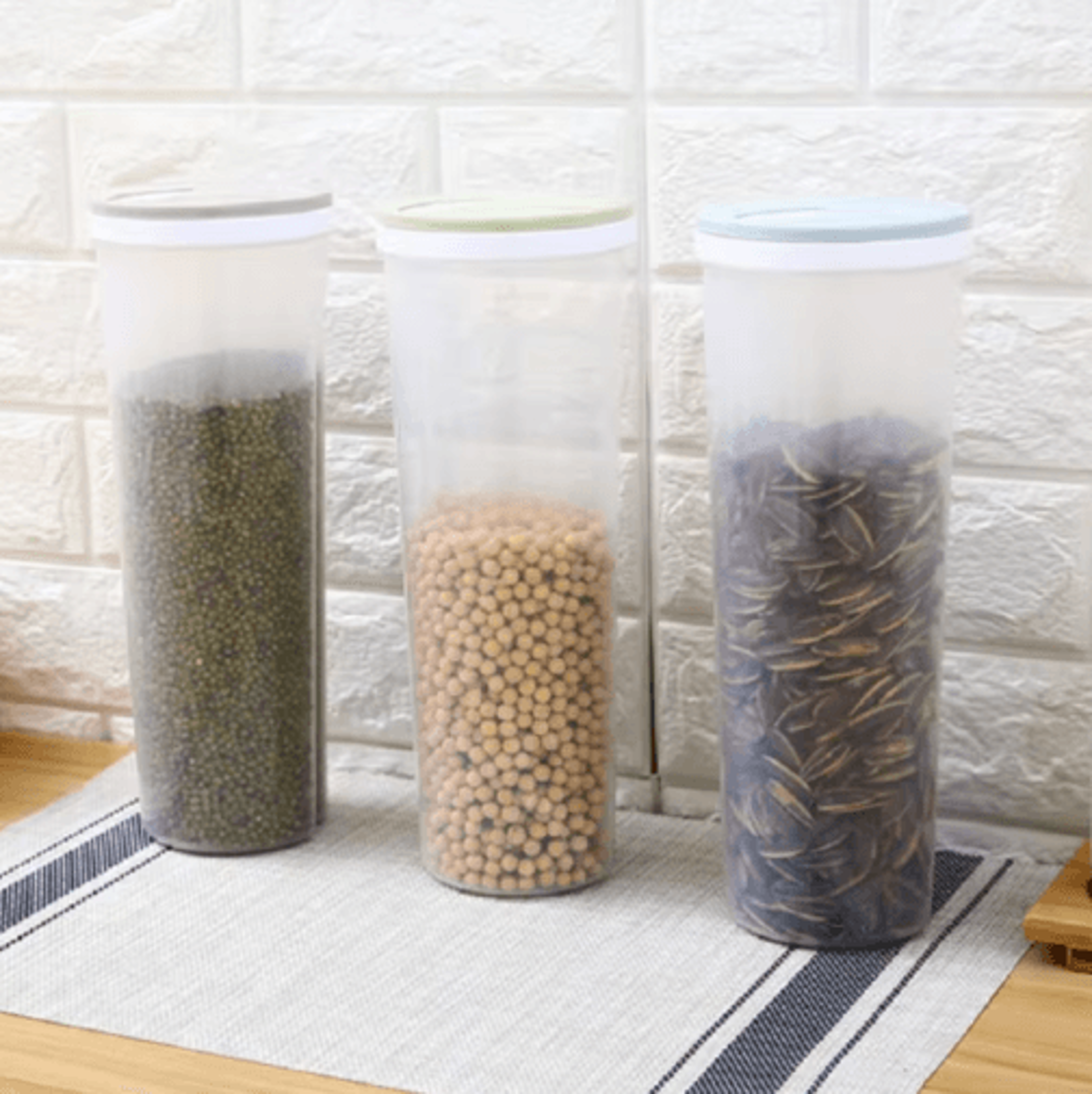 Airtight Food Storage Box Leakproof Sealed Container For Cereal Pasta  Grains 6