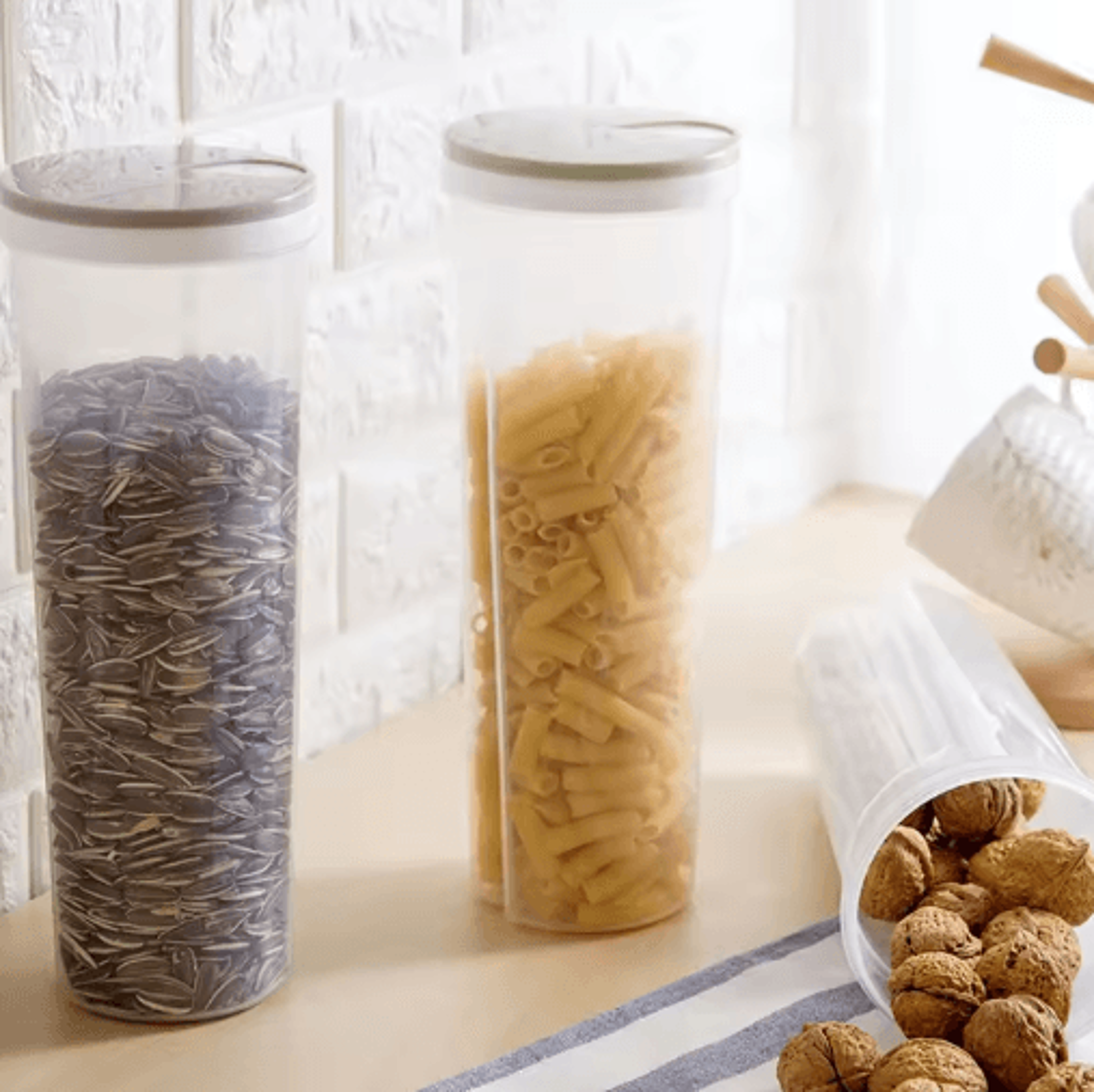 Airtight Food Storage Box Leakproof Sealed Container For Cereal Pasta  Grains 7