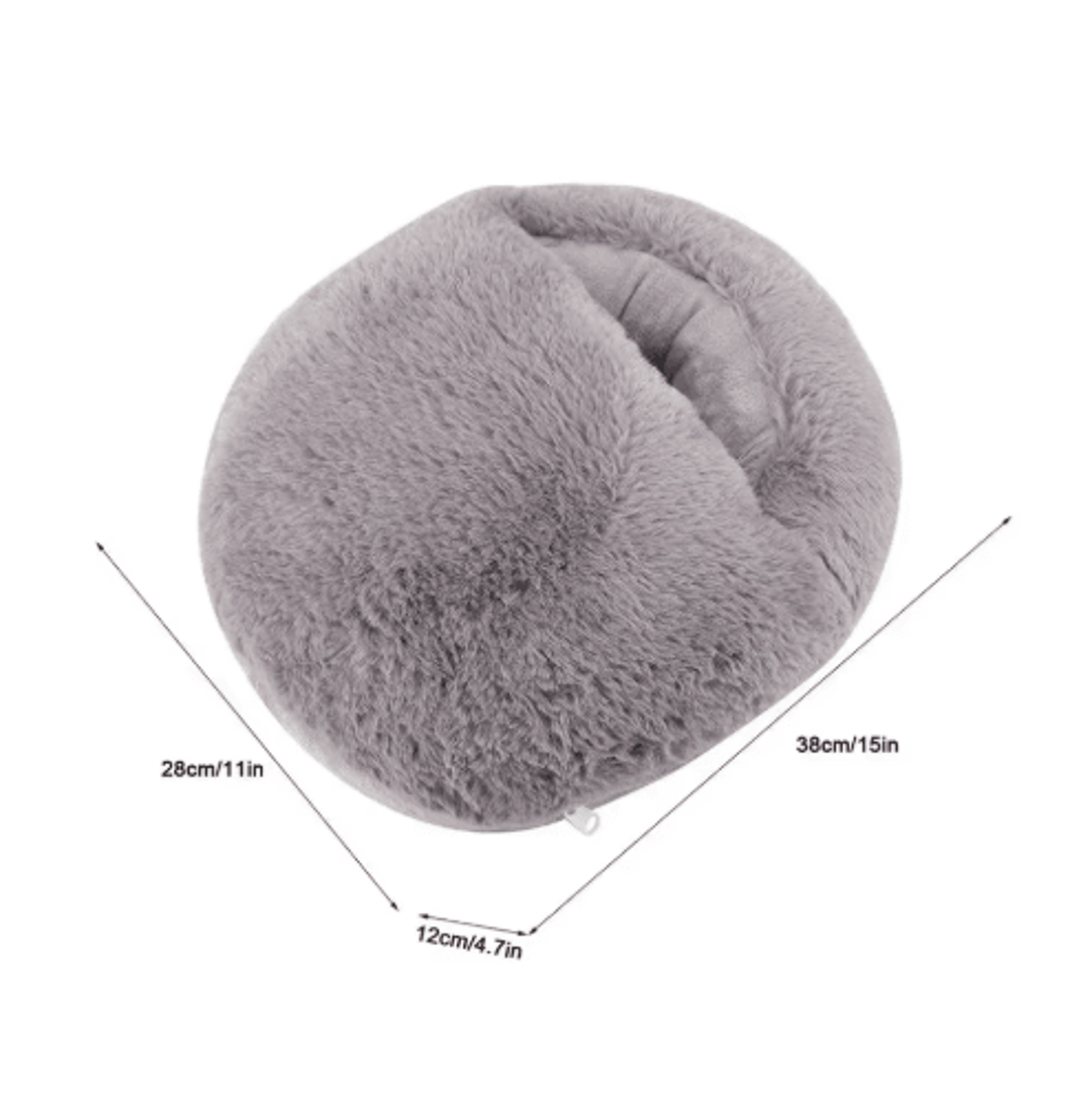 Electric Foot Warmer With Constant Temperature Heating Soft Velvet Washable Feet Heater Pad 4