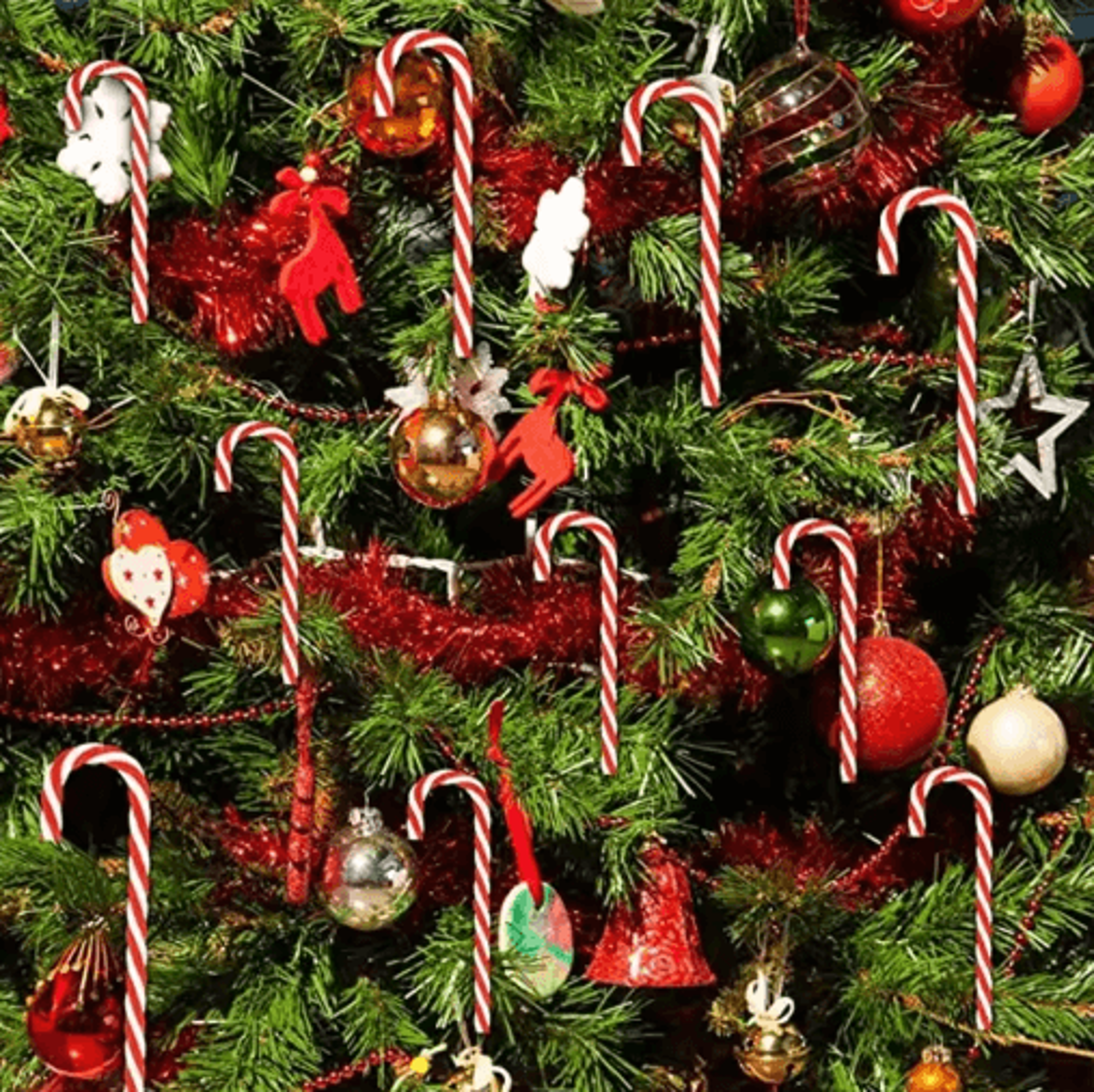 Christmas Candy Cane Acrylic Ornaments  Festive Xmas Tree Hanging Pendants 5