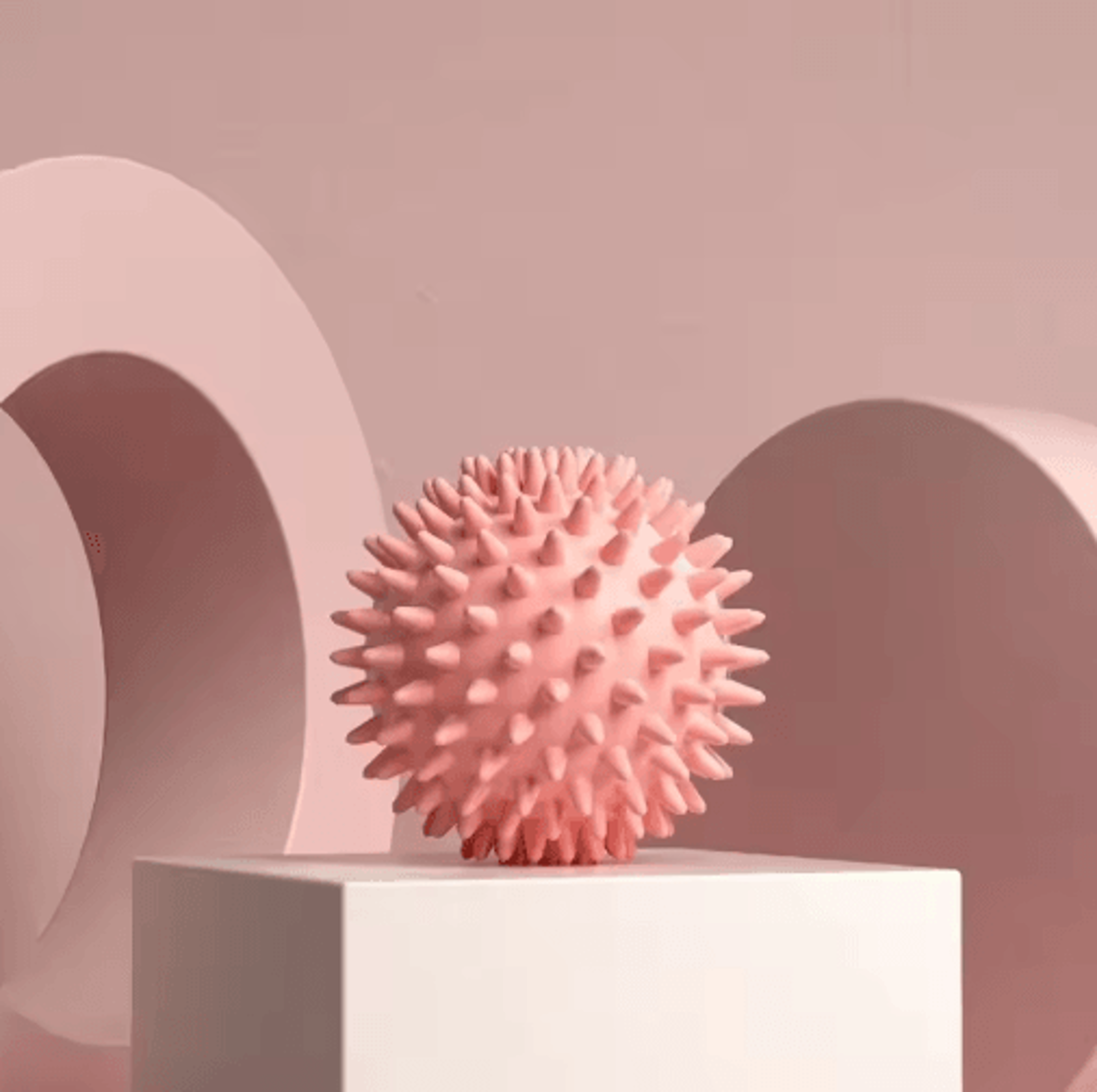 Hedgehog Massage Ball  Fascia Roller  Muscle Relaxation Yoga Therapy Ball 1