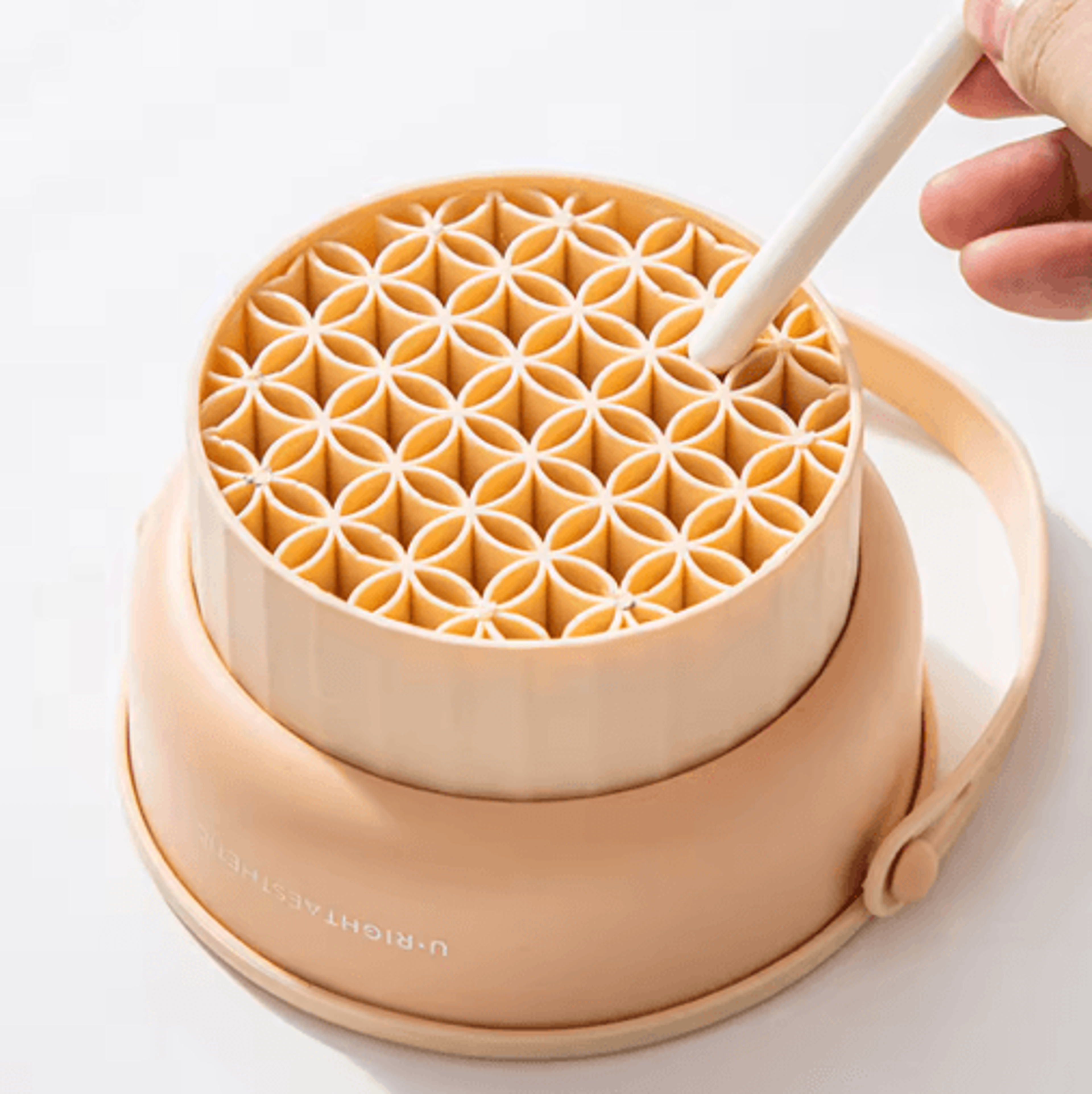 Makeup Brush Cleaning Bowl Set With Silicone Drying Rack  Beauty Sponge  Puff Cleaner 5