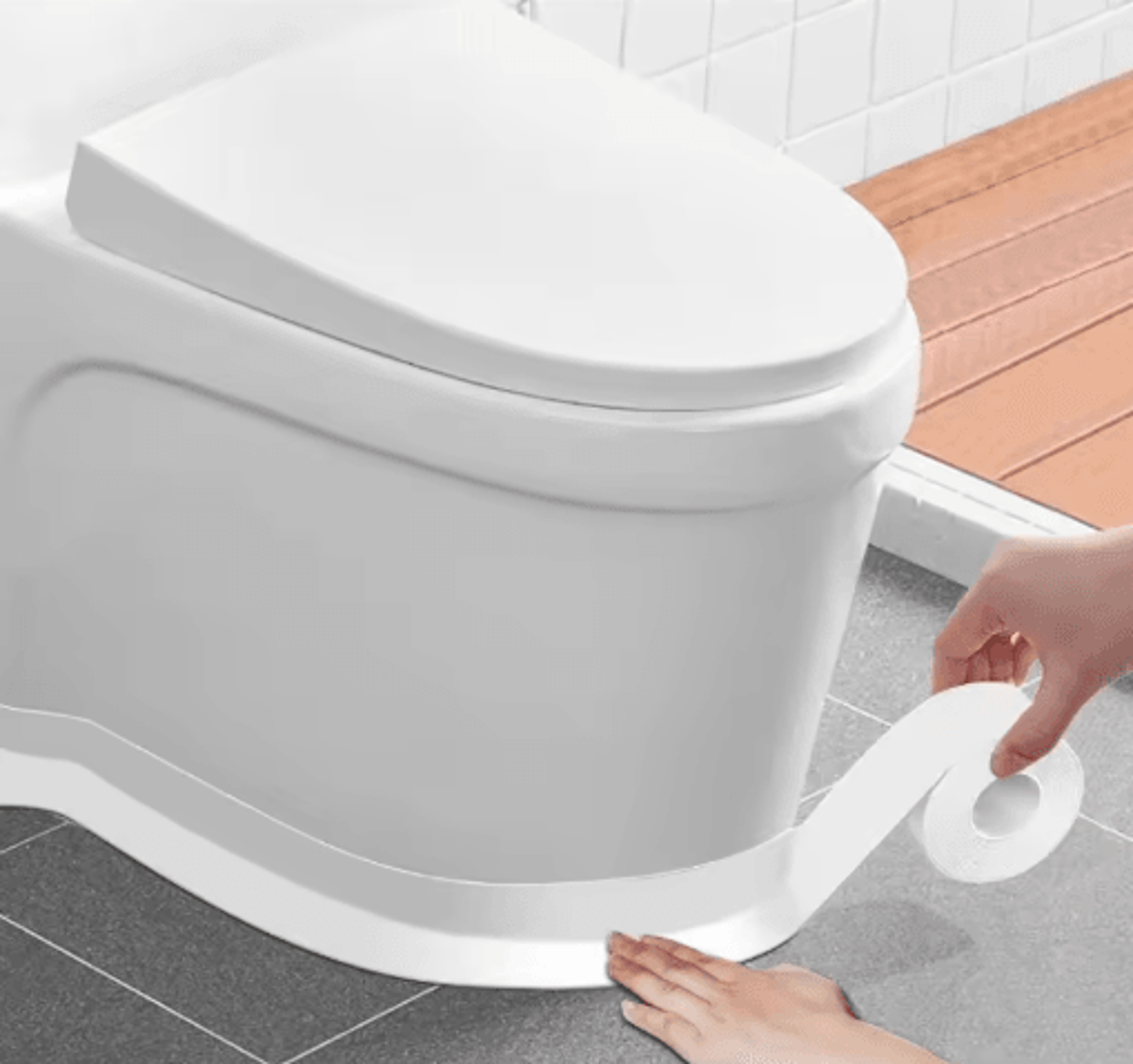 Bathroom Waterproof Sealing Tape  PVC Adhesive Sink  Edge Sealing Strip 3