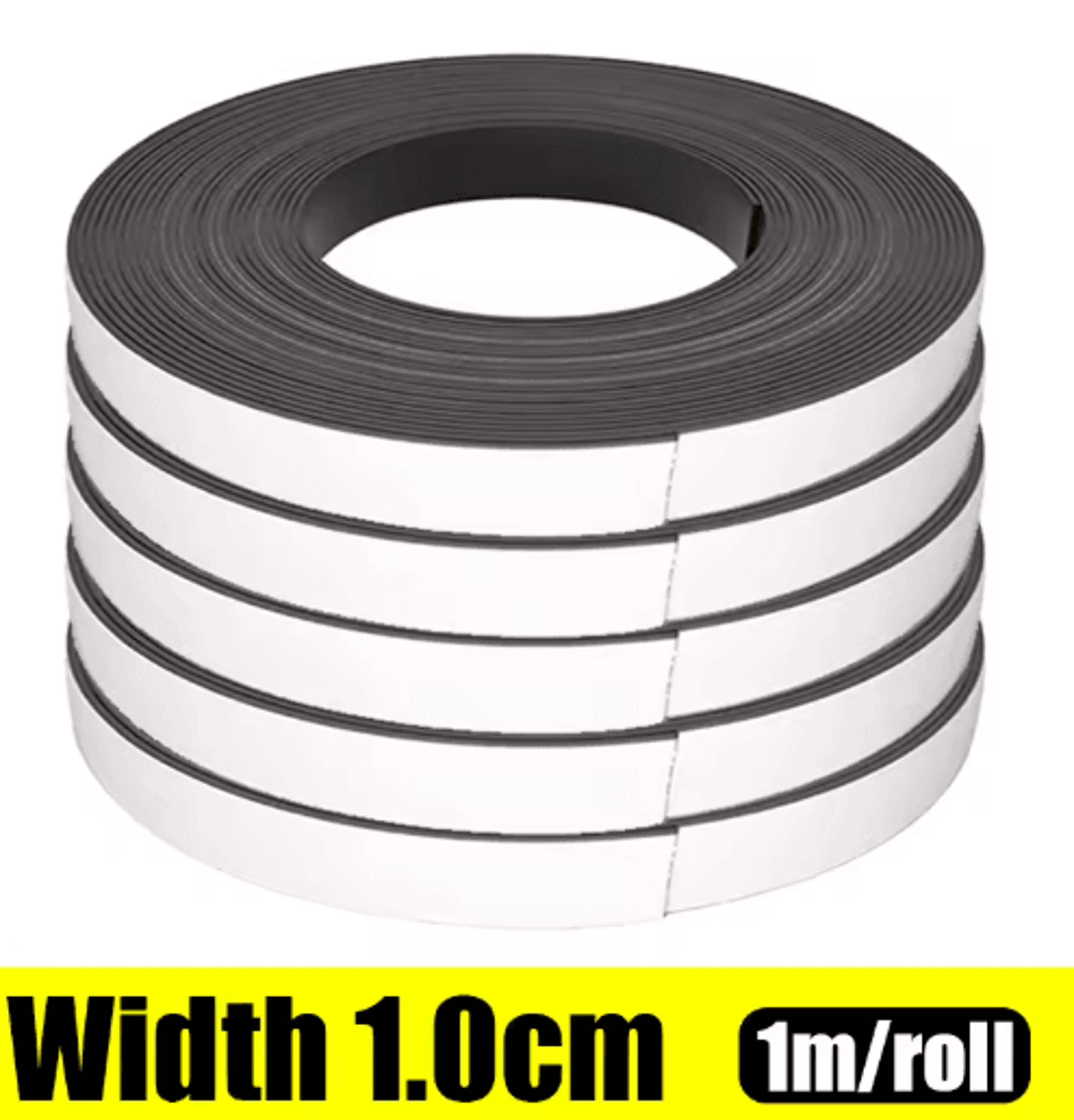 Self Adhesive Magnetic Tape Cuttable Rubber Magnetic Strip For DIY Fixing And Storage 1