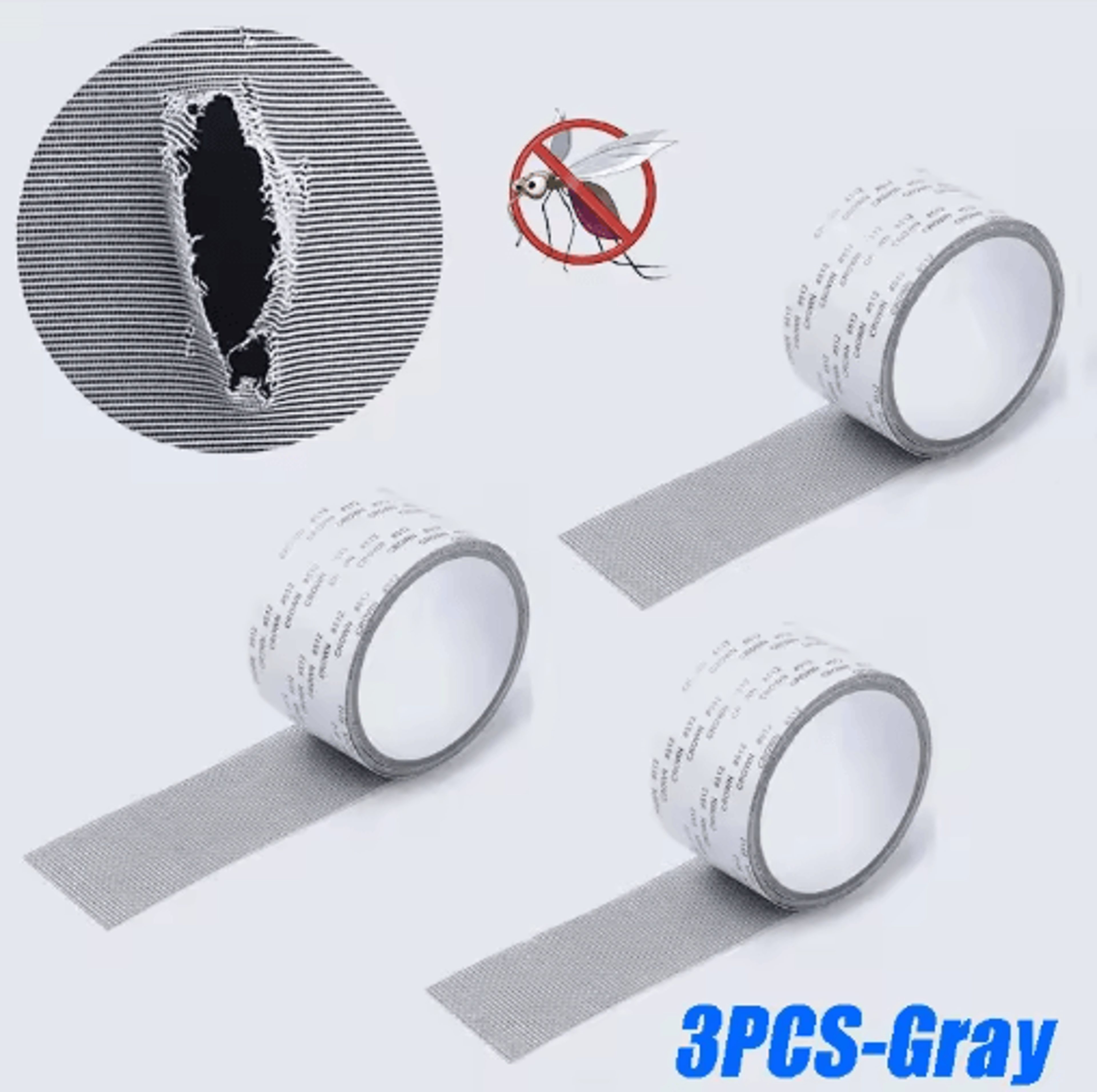 Self Adhesive Screen Repair Tape Durable Window Mesh Patch For Mosquito Net Fixing 2