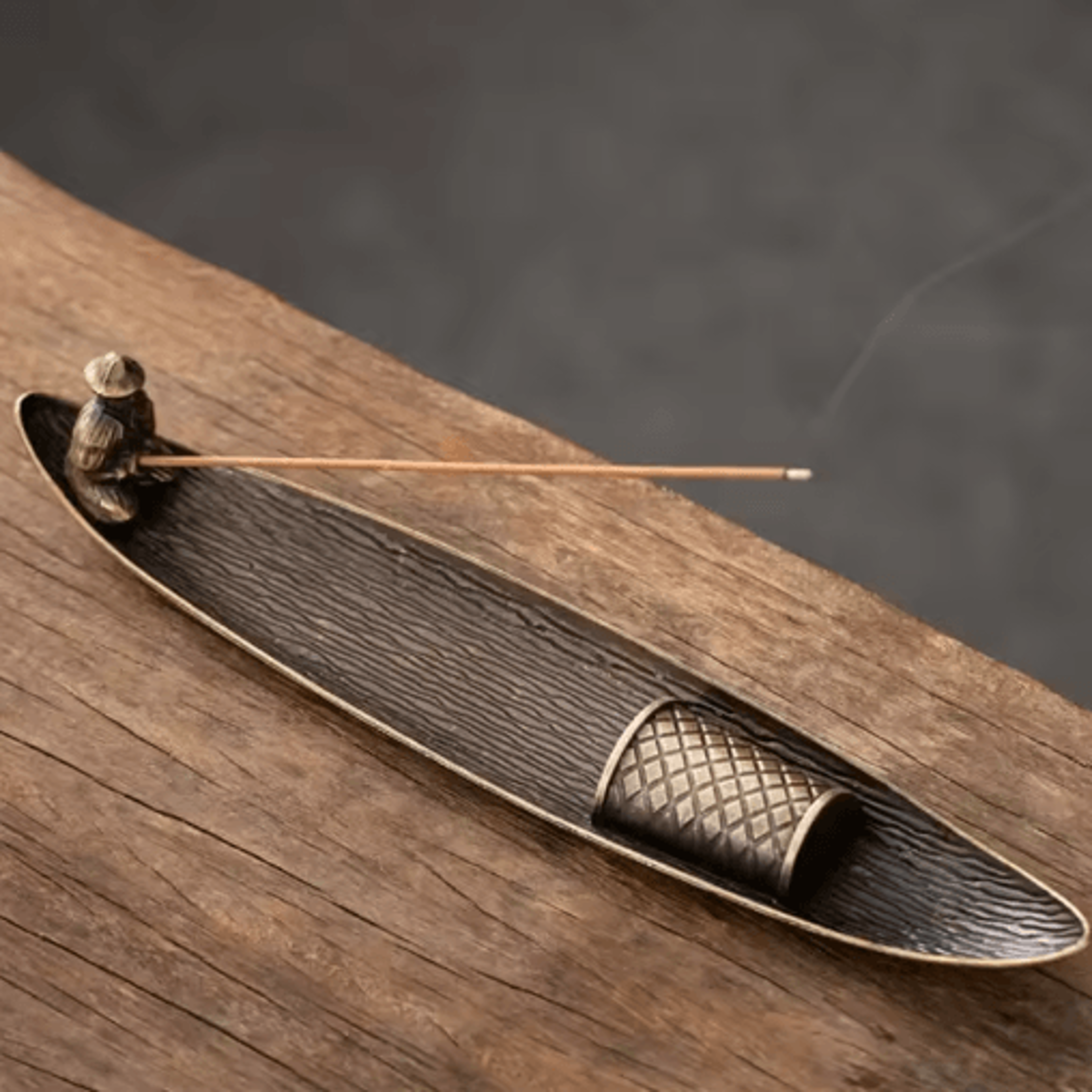 Japanese Style Fisherman Boat Incense Holder  Aromatherapy Decor 3