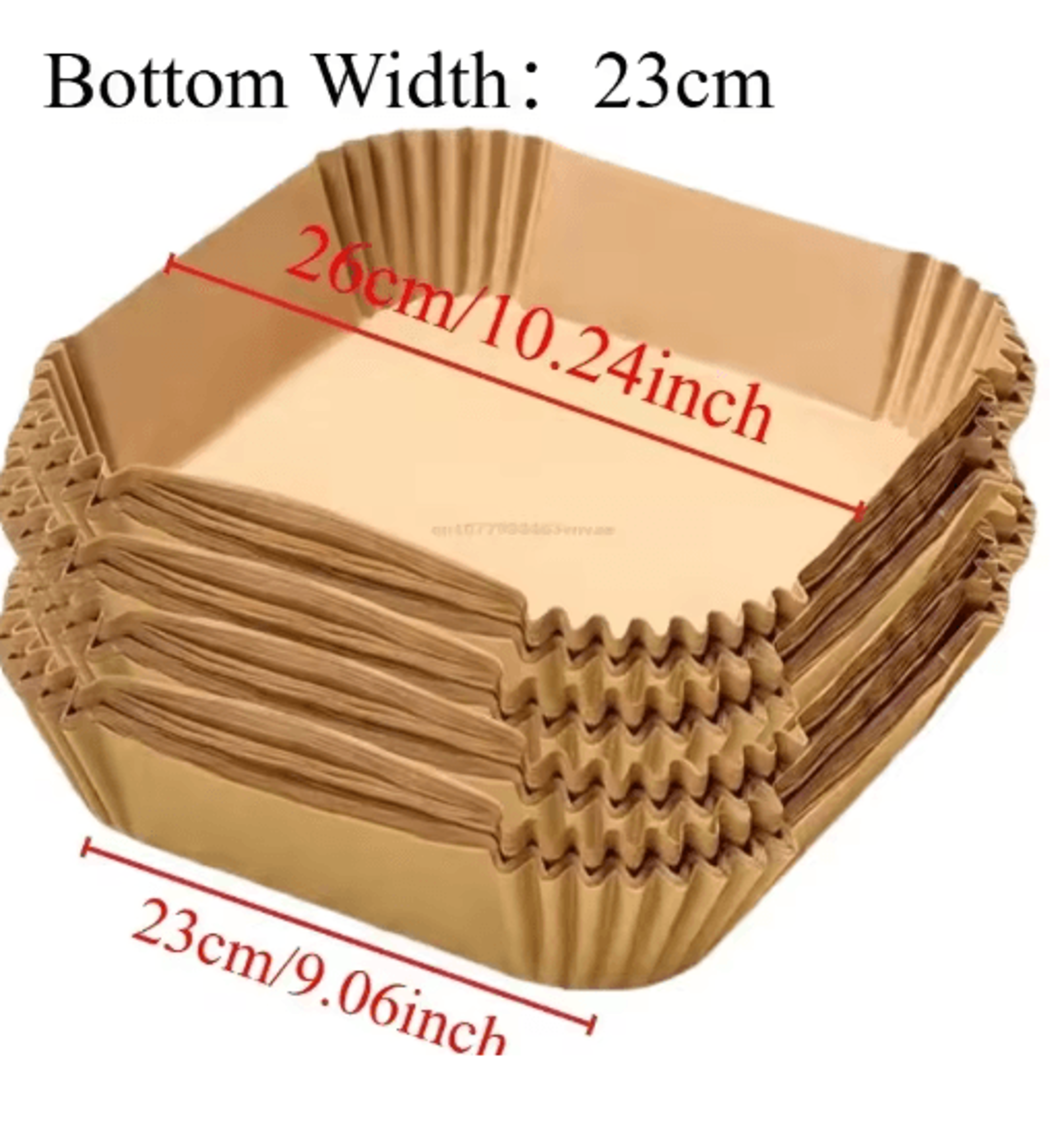 Disposable Air Fryer Baking Paper Liners  Square Round  Rectangle 6