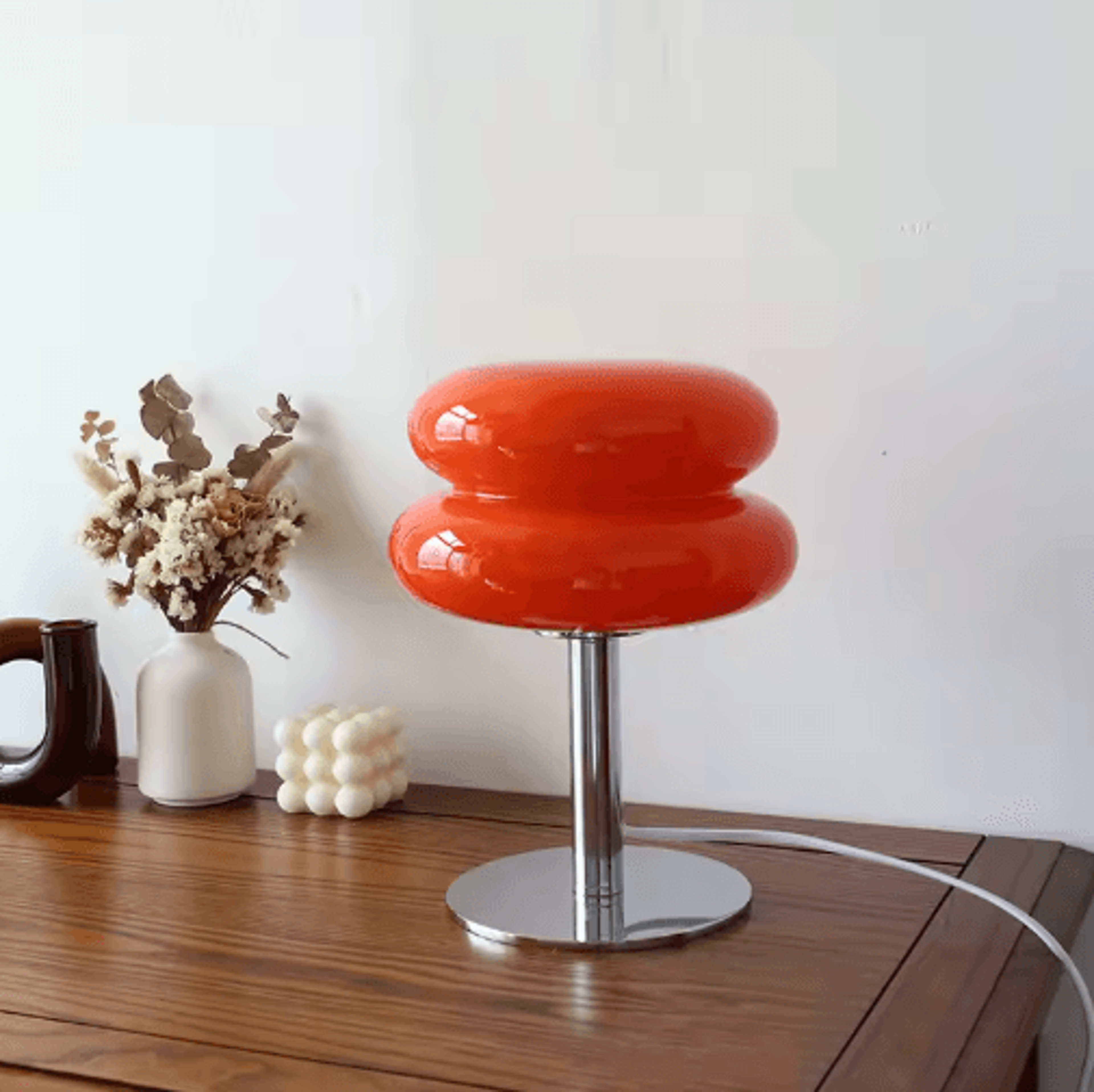 Macaron Glass Table Lamp With Trichromatic Dimming 9