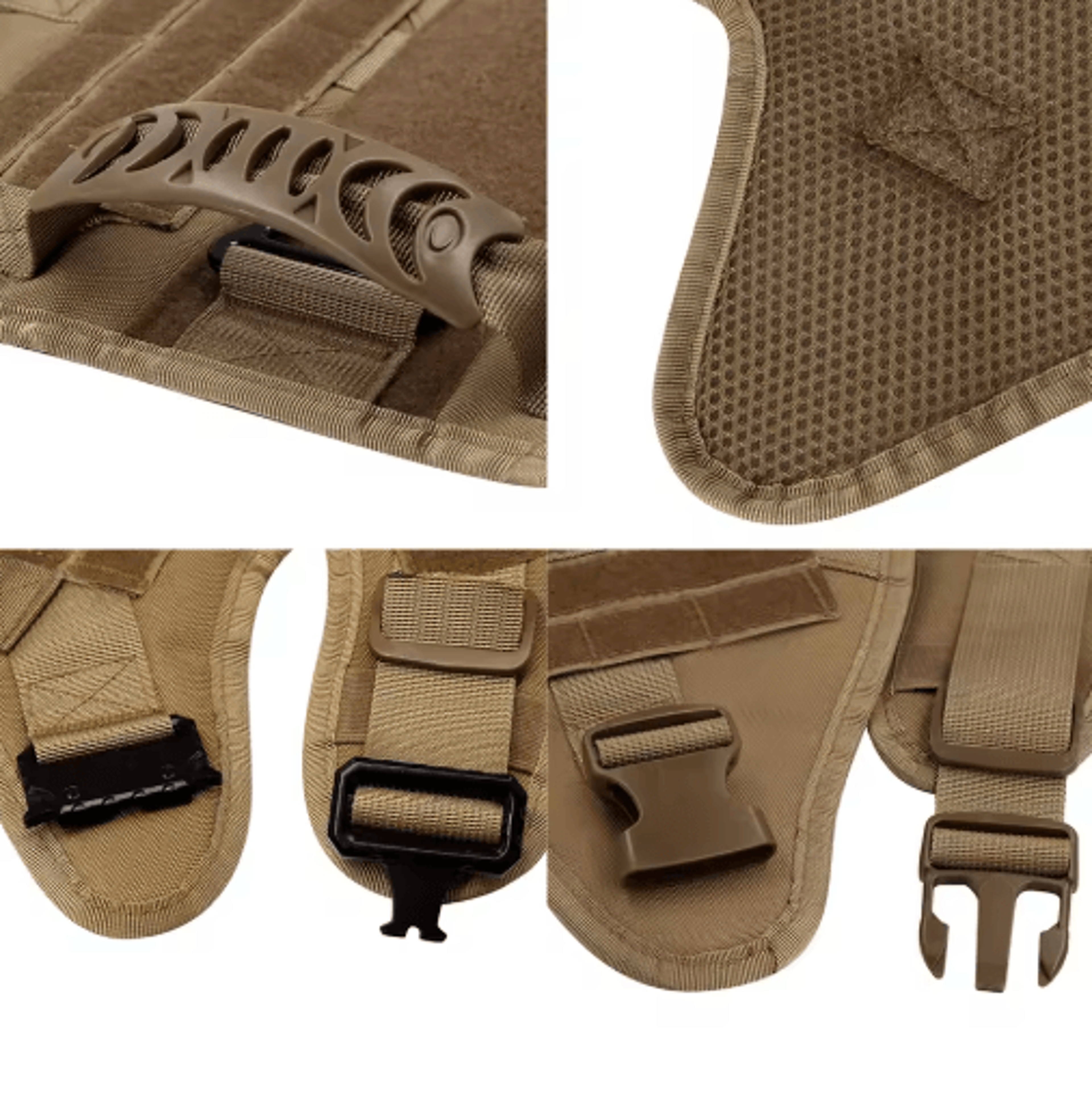 Military Tactical Dog Harness For Large  Medium Dogs 7