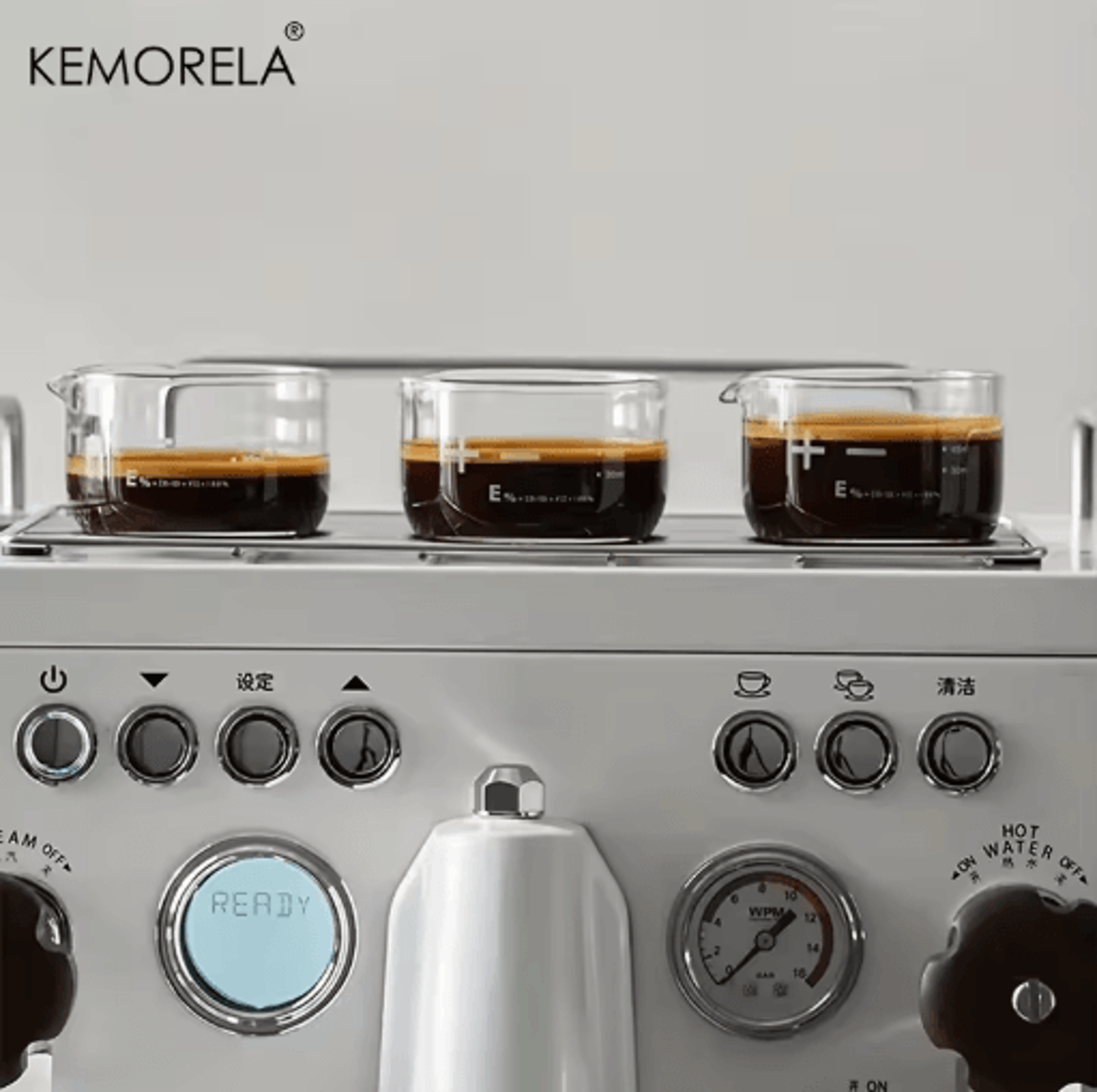 KEMORELA Espresso Shot Glasses 60ml Clear Scale Measuring Cups For Home Baristas 1 To 2 PCs 6