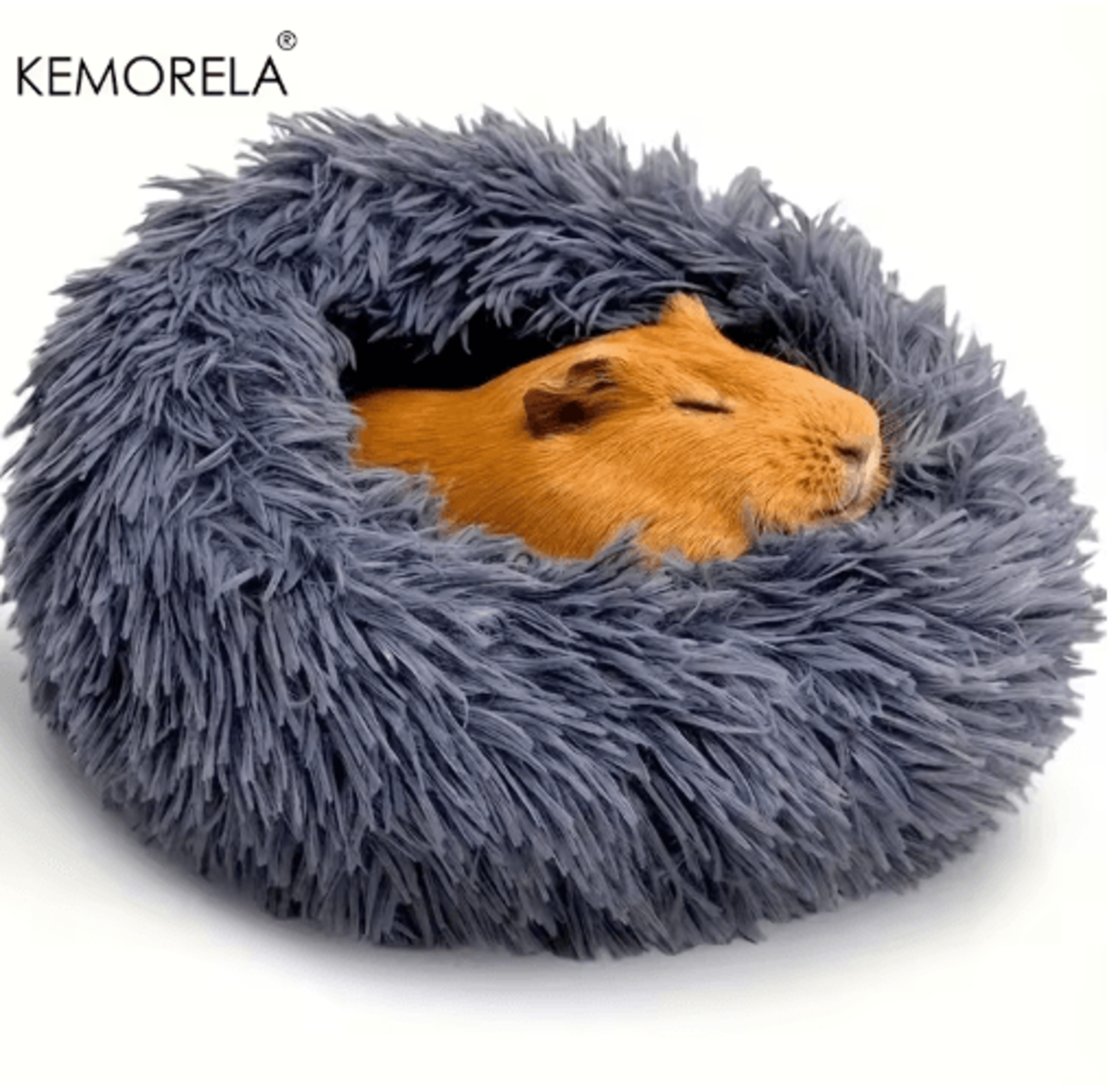 Ultra Soft Plush Small Pet Nest Cozy Warm Hamster Sleeping Bed With Non Slip Base 2