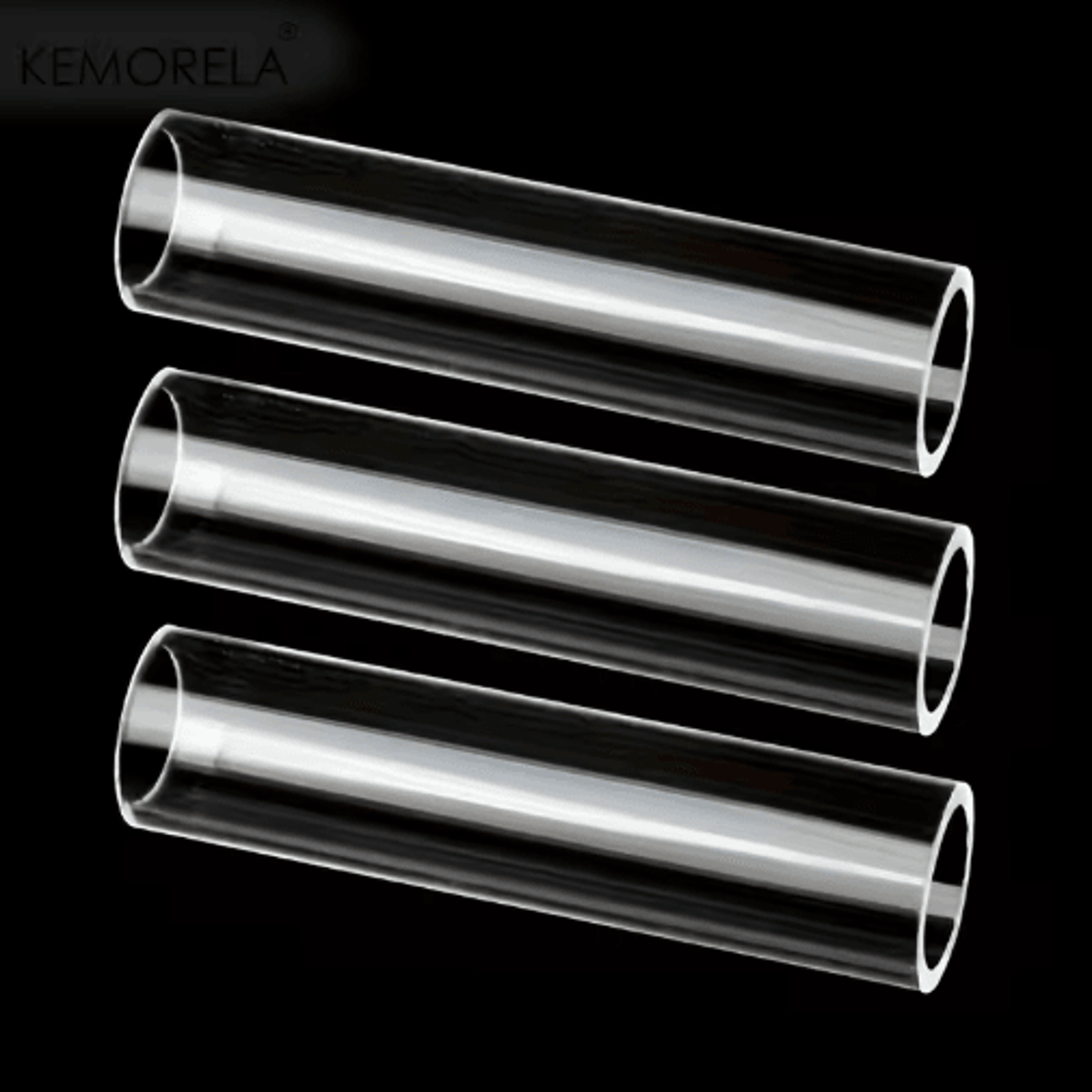 KEMORELA Acrylic Aquarium Decorations Set Transparent Fish  Shrimp Shelter Houses 361015 PCS 7