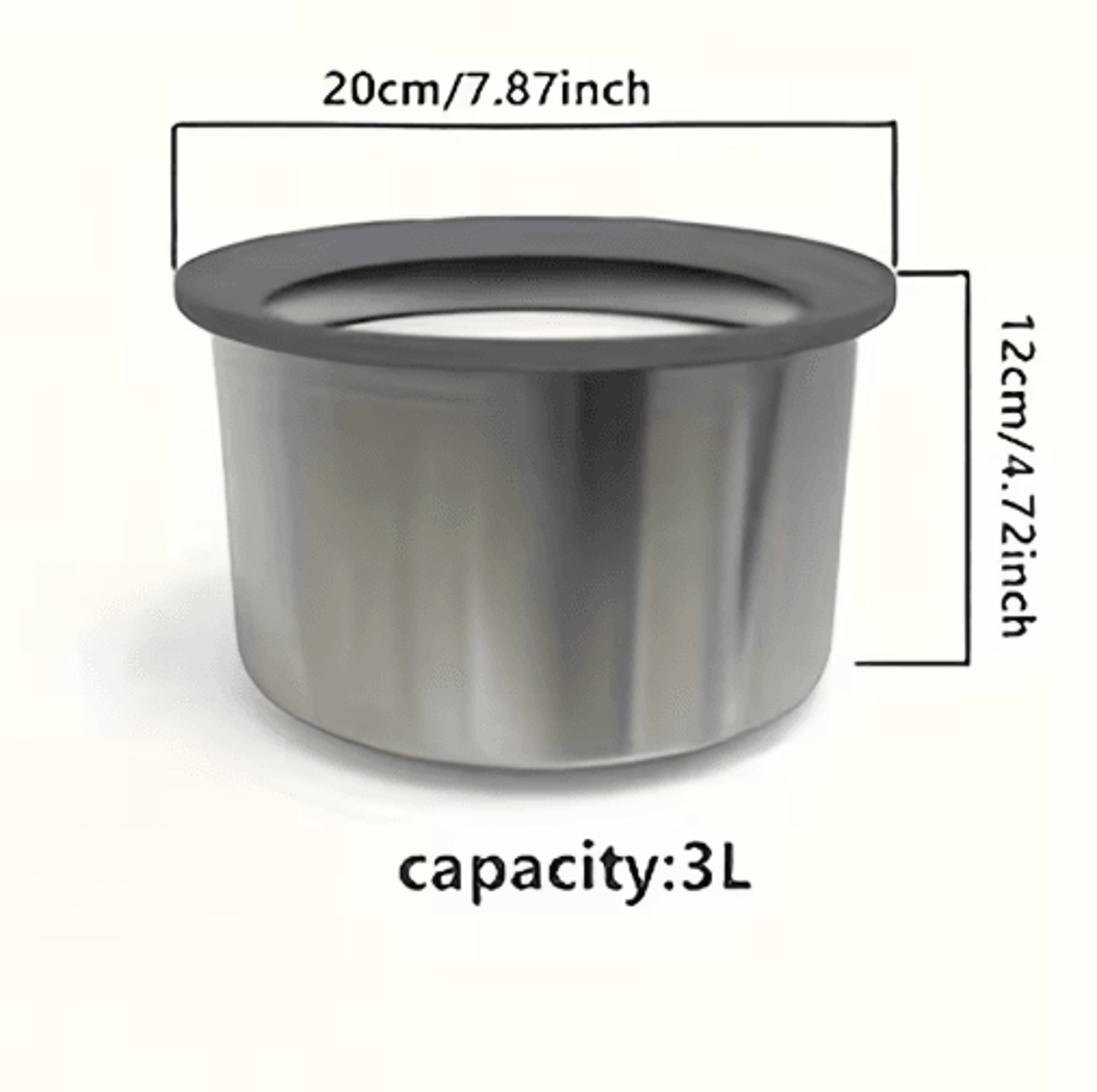 AntiSpill Stainless Steel Dog Water Bowl Floating Disk Slow Drinking Bowl For Clean Dry Mouths 1