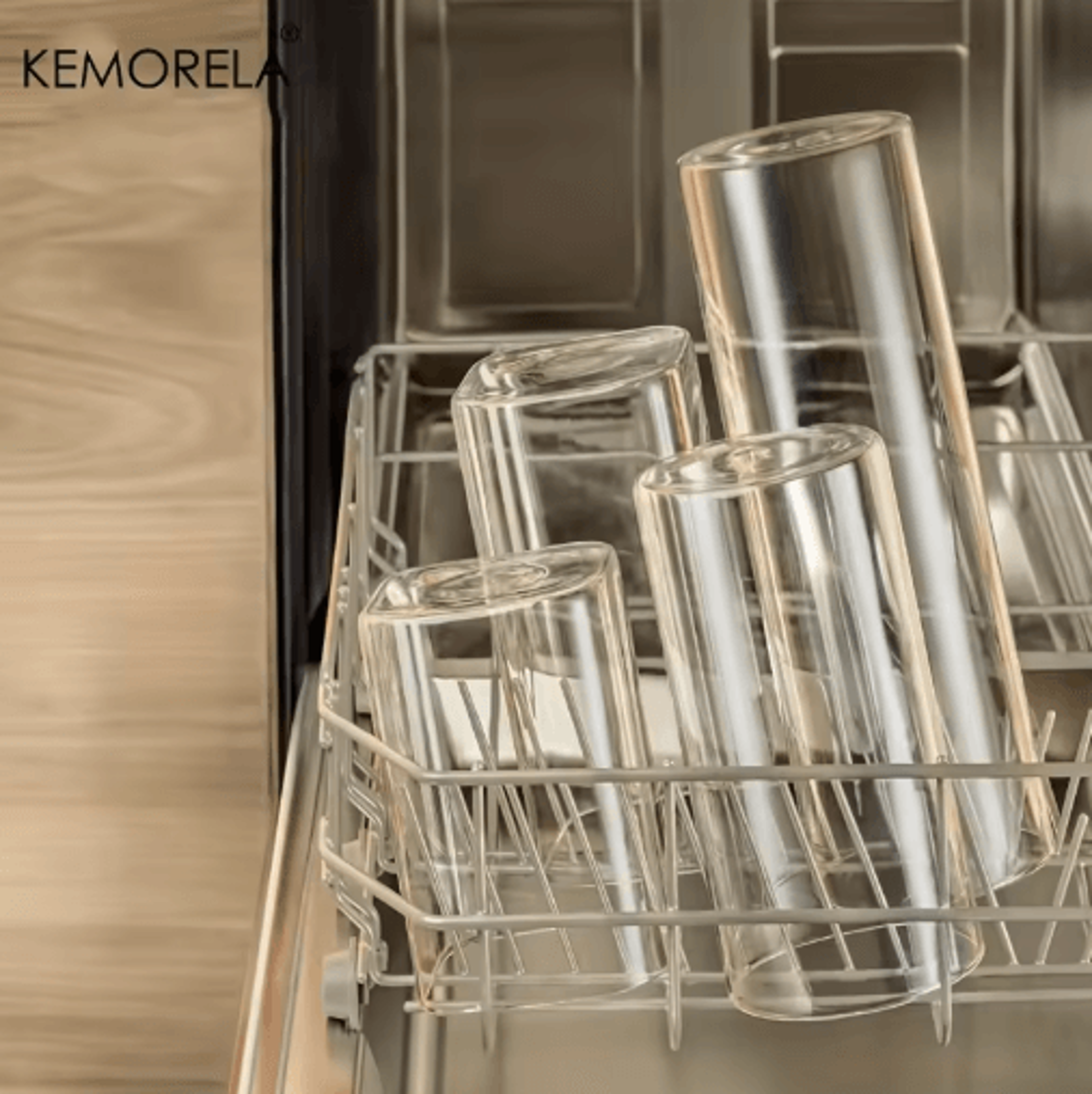 Airtight Glass Pasta Storage Jars With Bamboo Lids Reusable Round Containers 12 PCS 3
