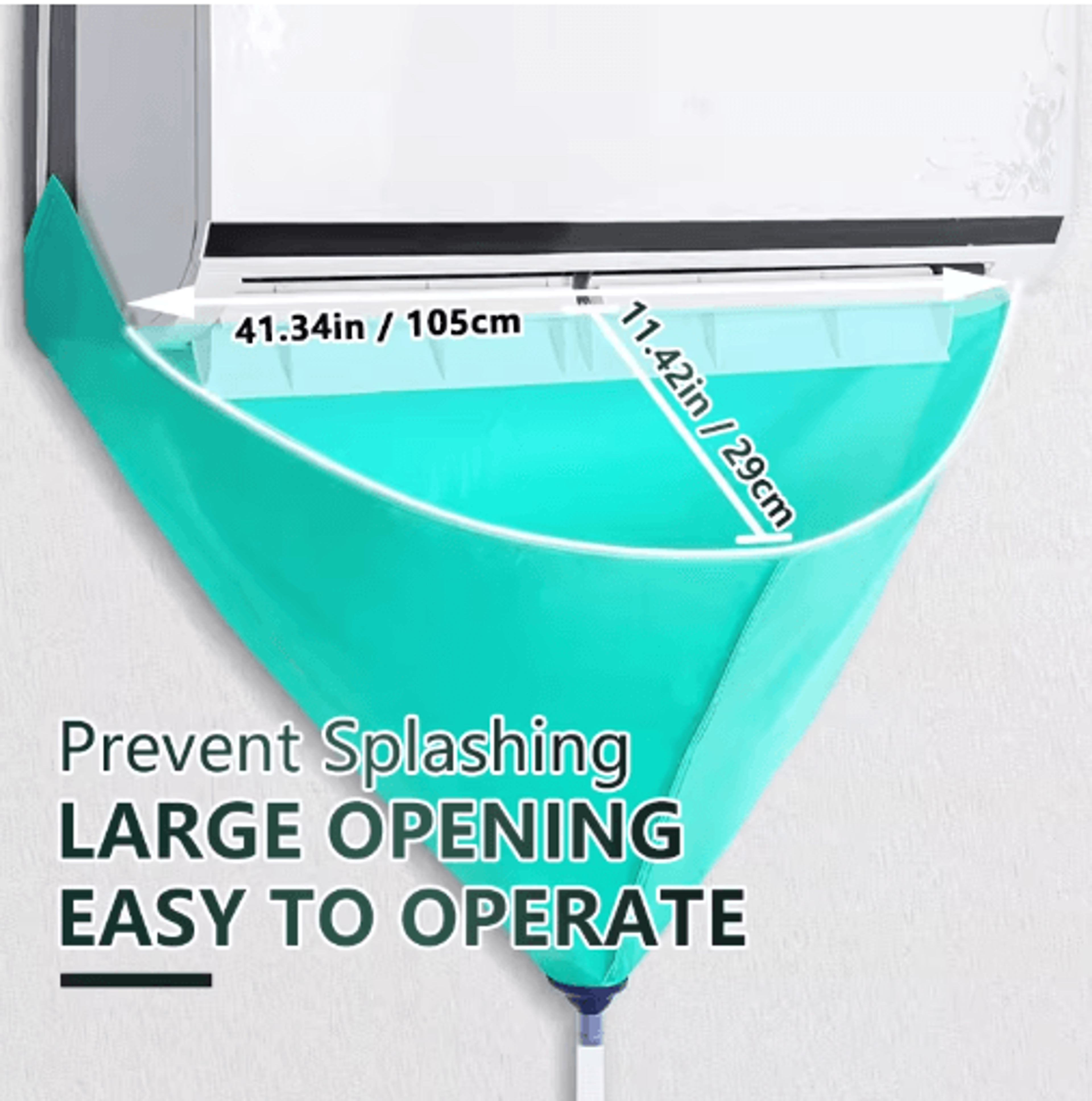 LeakProof Air Conditioner Cleaning Kit With Drain Cover  Water Pipe 8