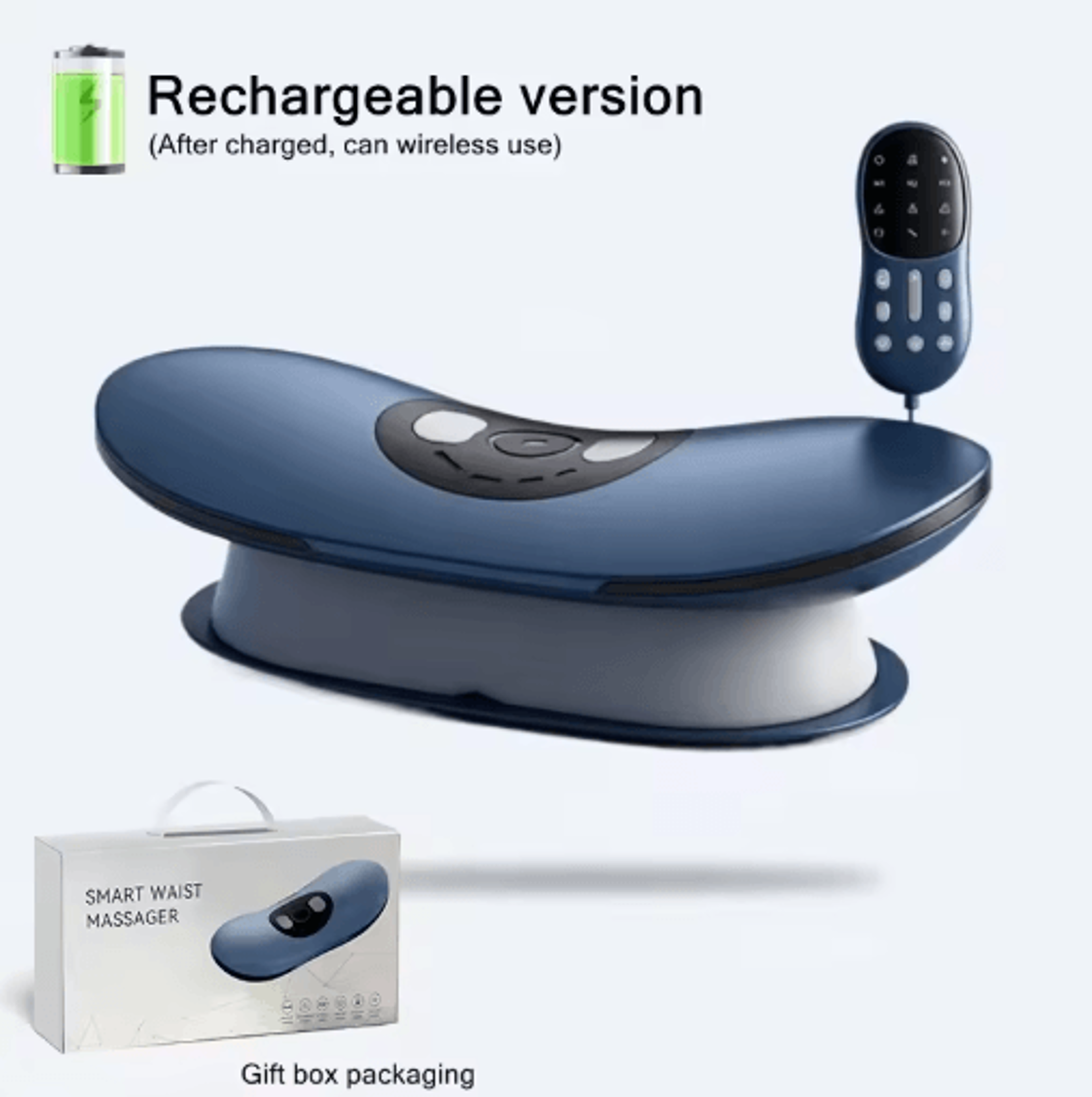 Electric Lumbar Traction Massager With Heat  Adjustable Intensity 5
