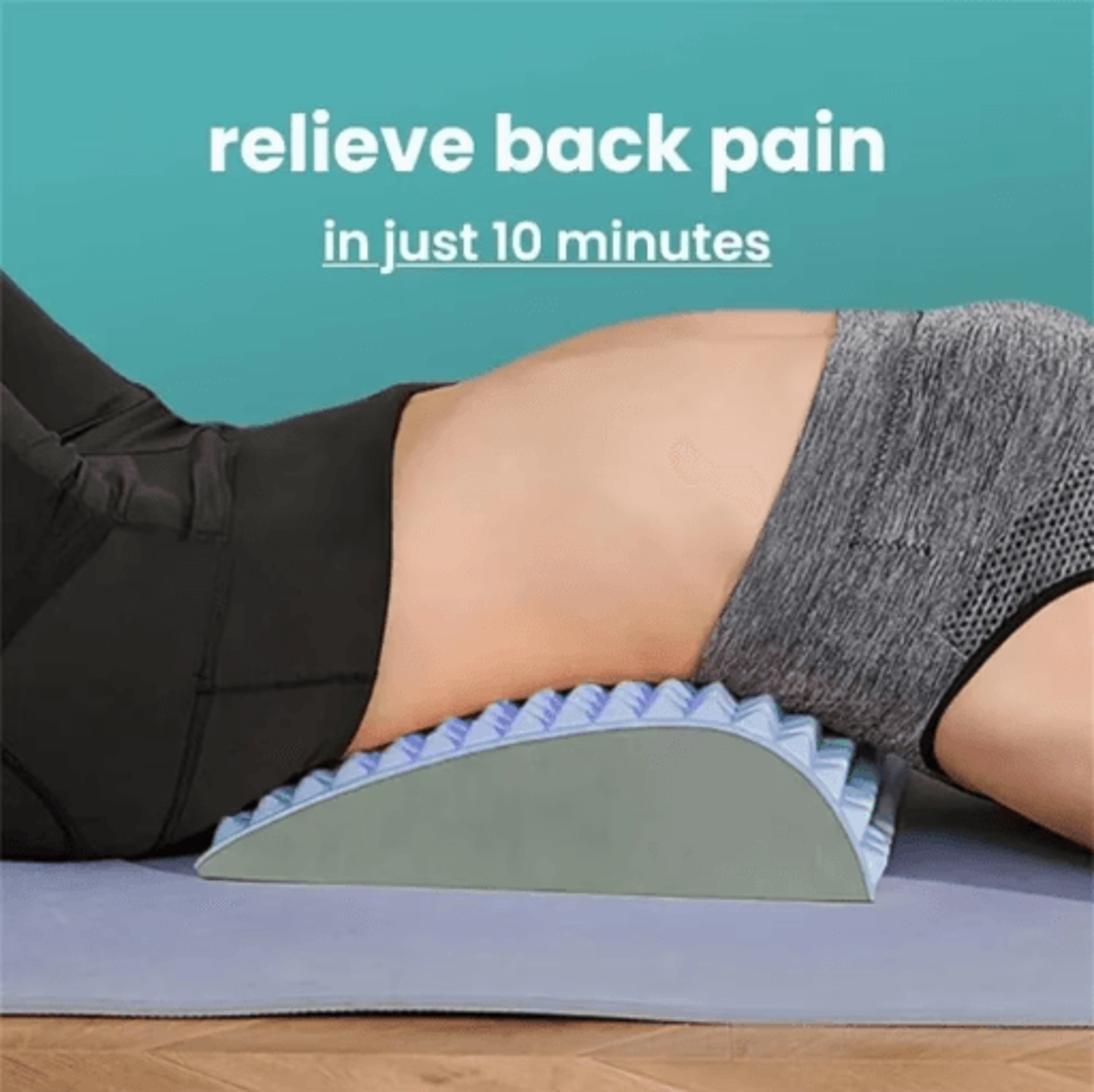 Back Stretcher Pillow With Lumbar  Neck Massage Support 9