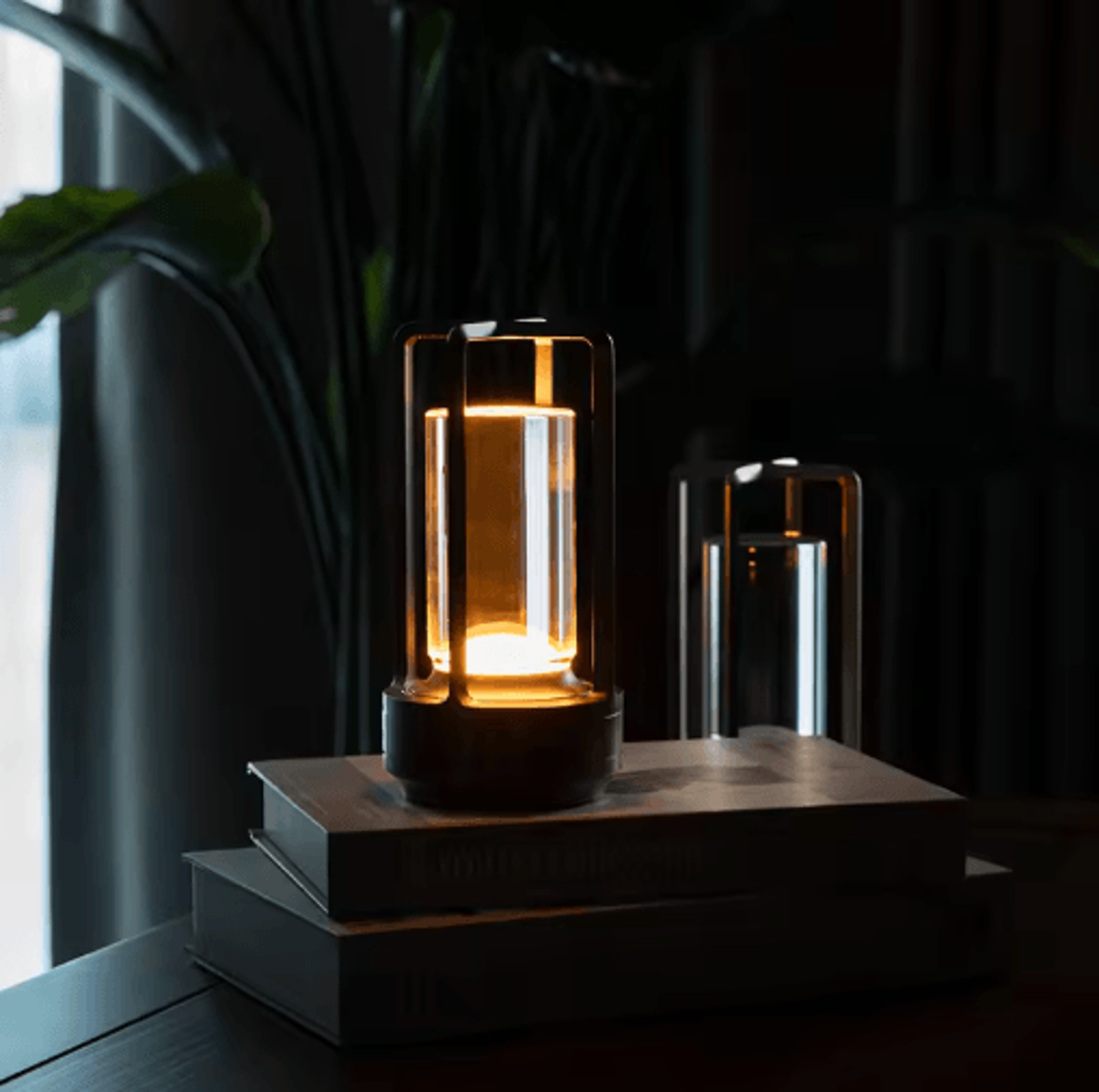 Rechargeable Crystal LED Touch Table Lamp In Aluminum Alloy 7