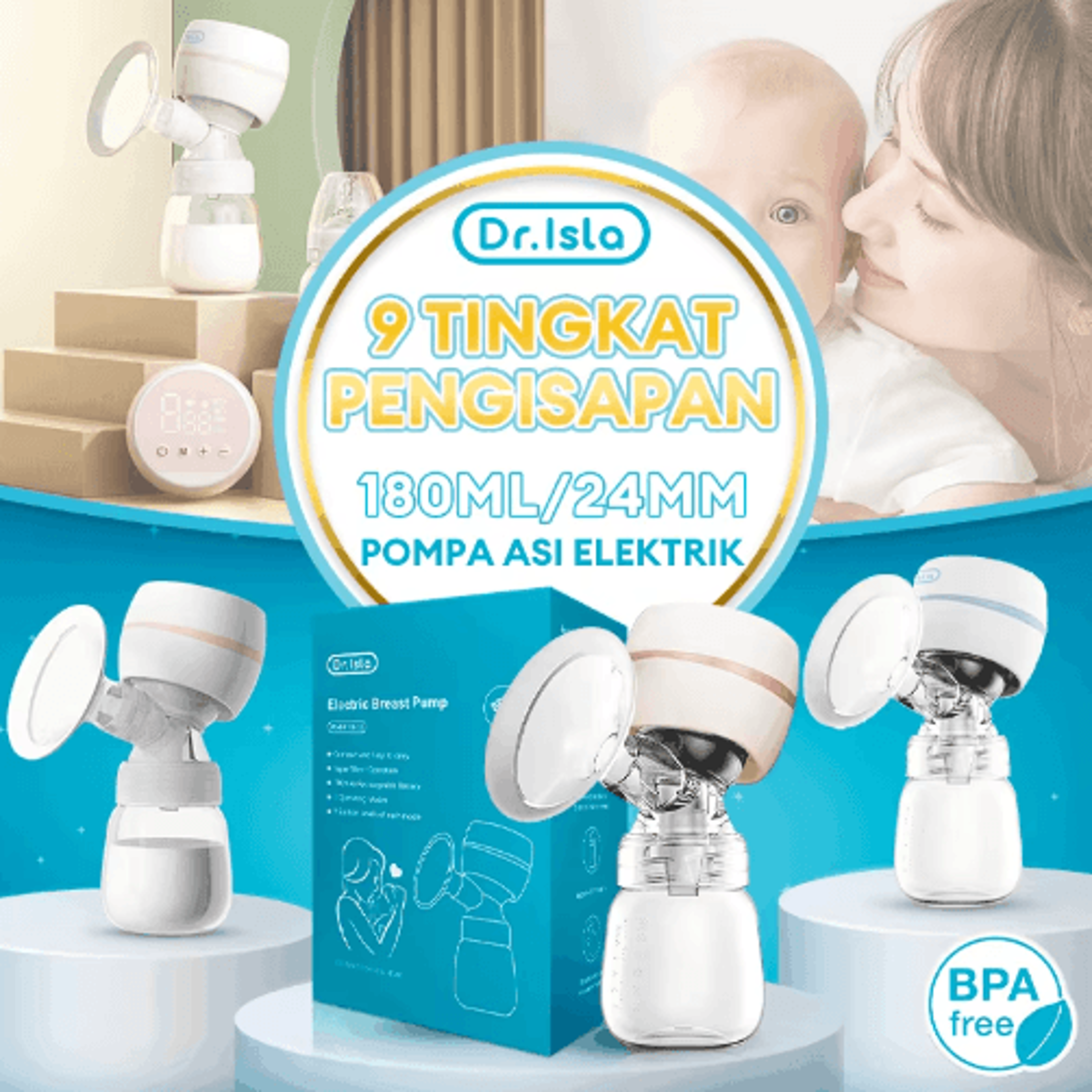 Electric Wearable Breast Pump With Intelligent High Suction 8
