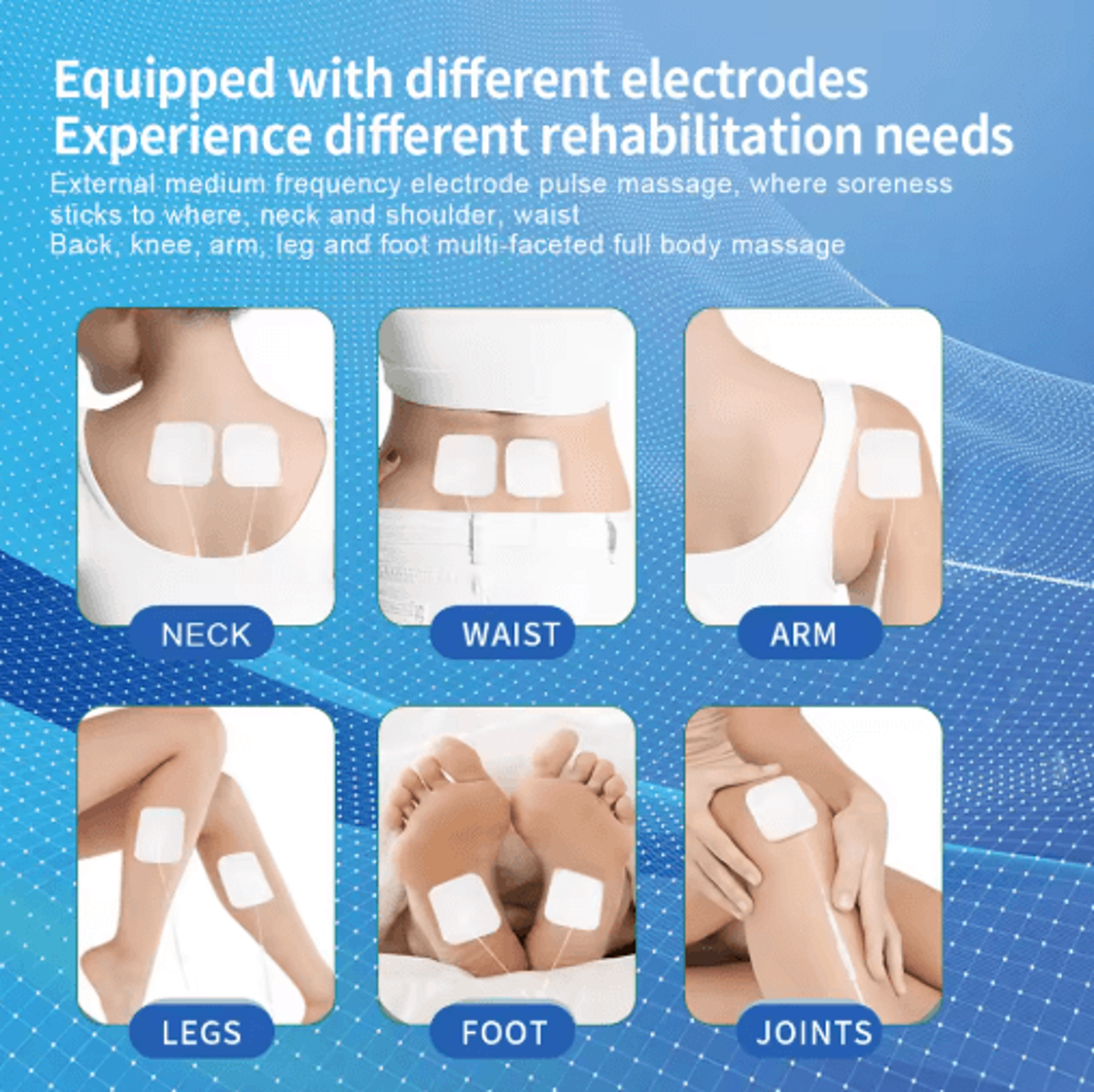 12Mode LowFrequency TENS  EMS Muscle Stimulator Pulse Massager 4