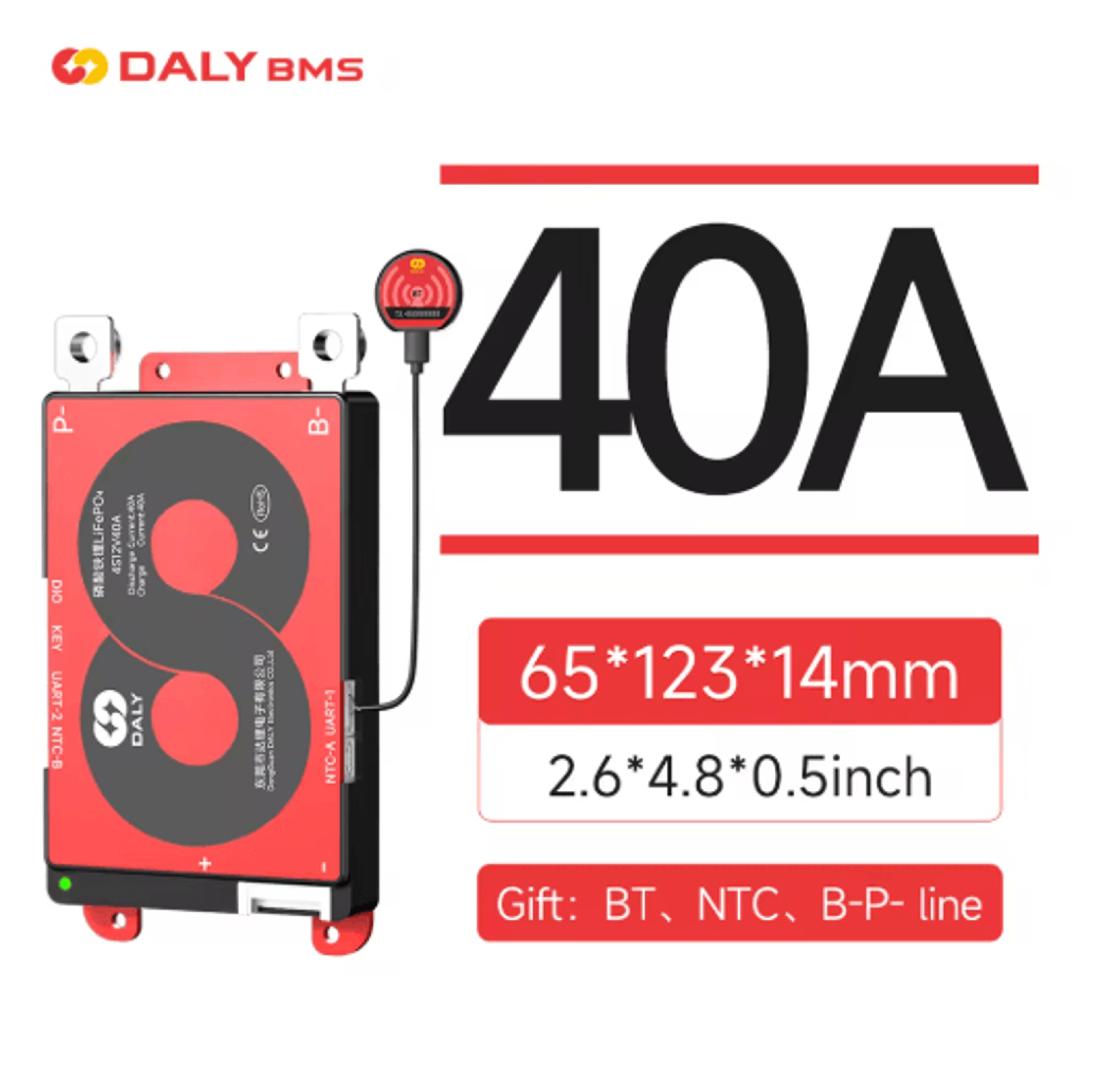 DALY Smart LiFePO4 BMS Board With Bluetooth And CAN Communication 18