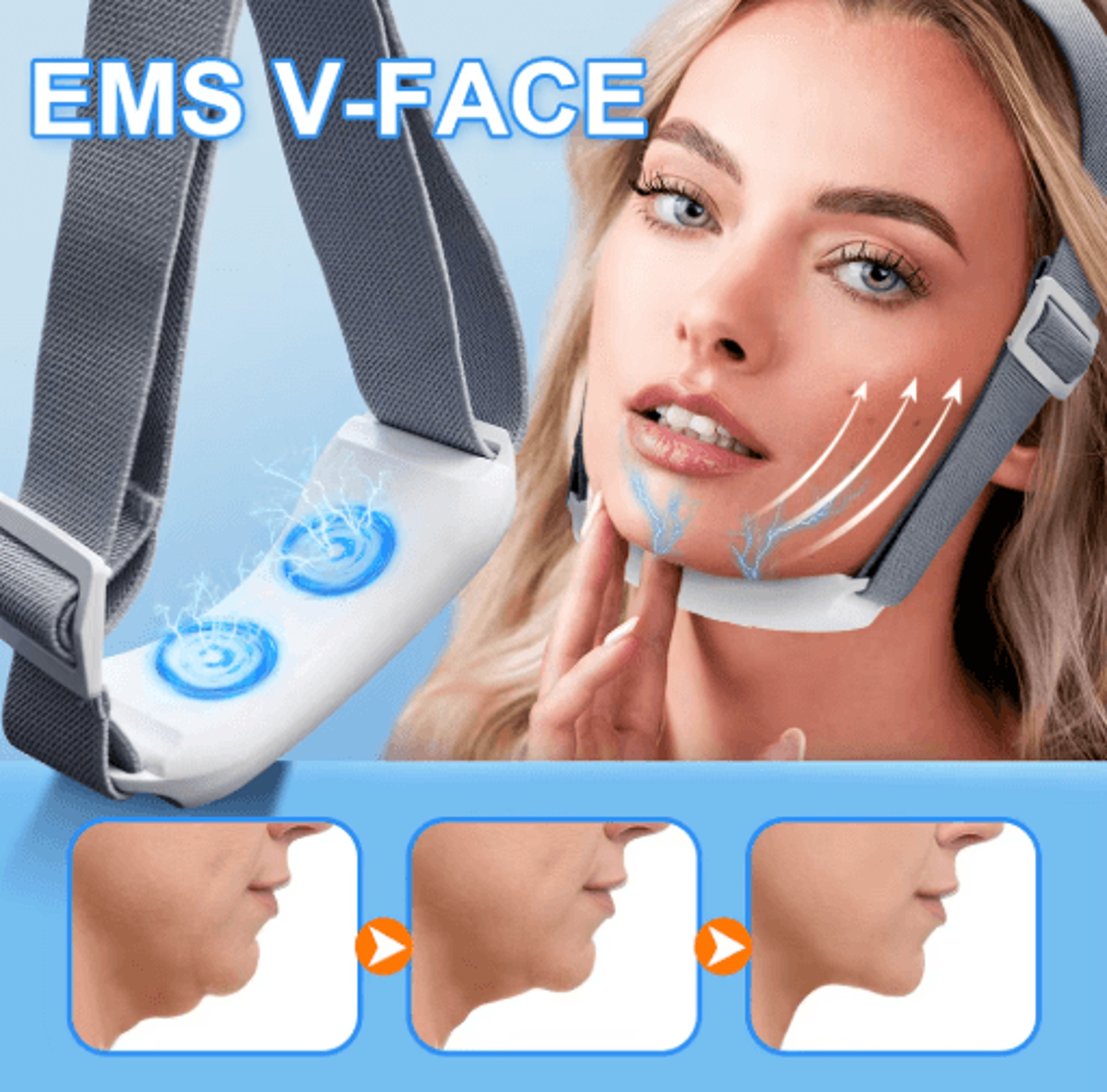 EMS Facial Lifting Massager With Microcurrent For Firming  VFace Care 0