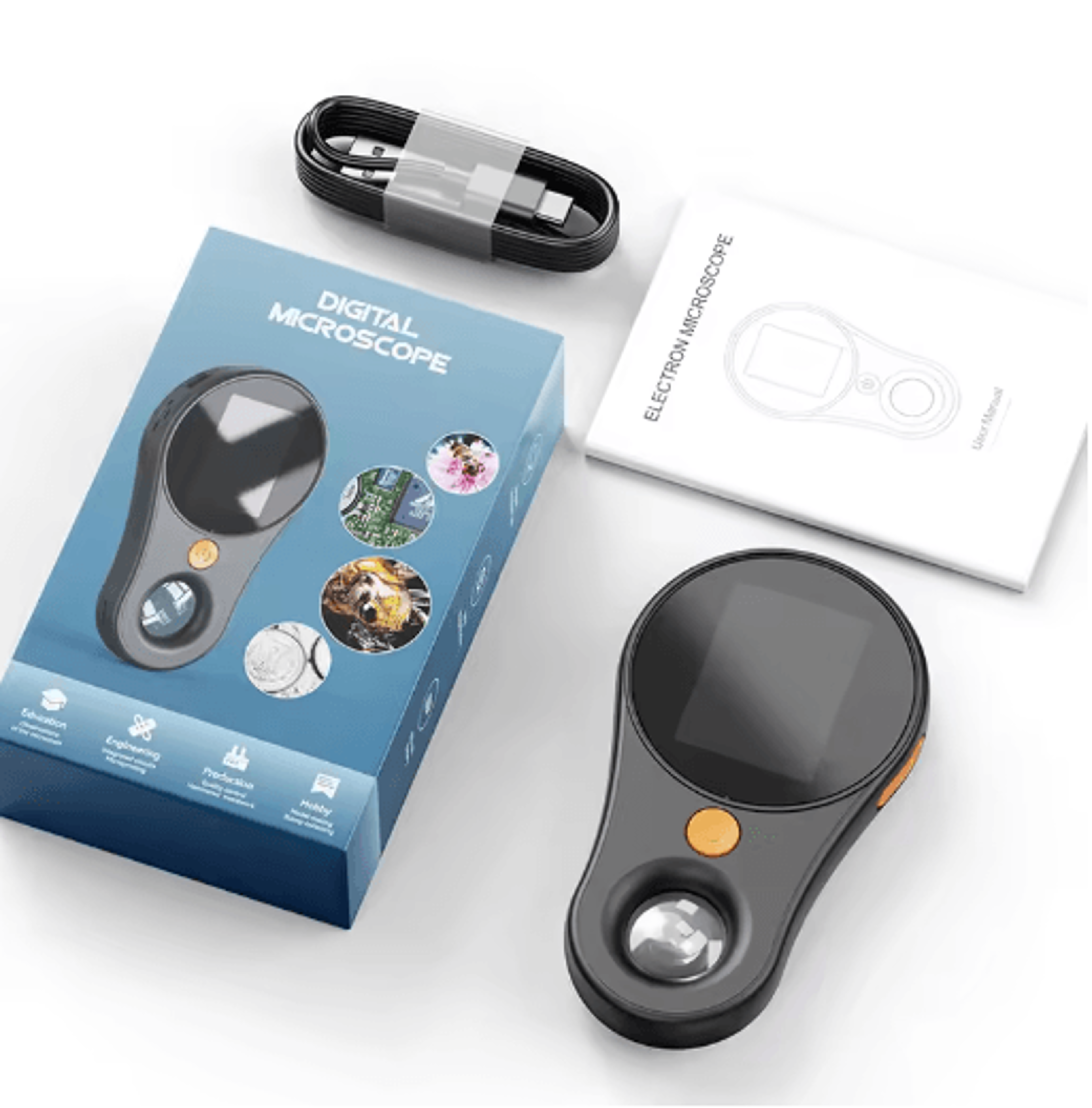 500X Digital Microscope With 20Inch Screen  1080P USB Microscope For Precision Work 3