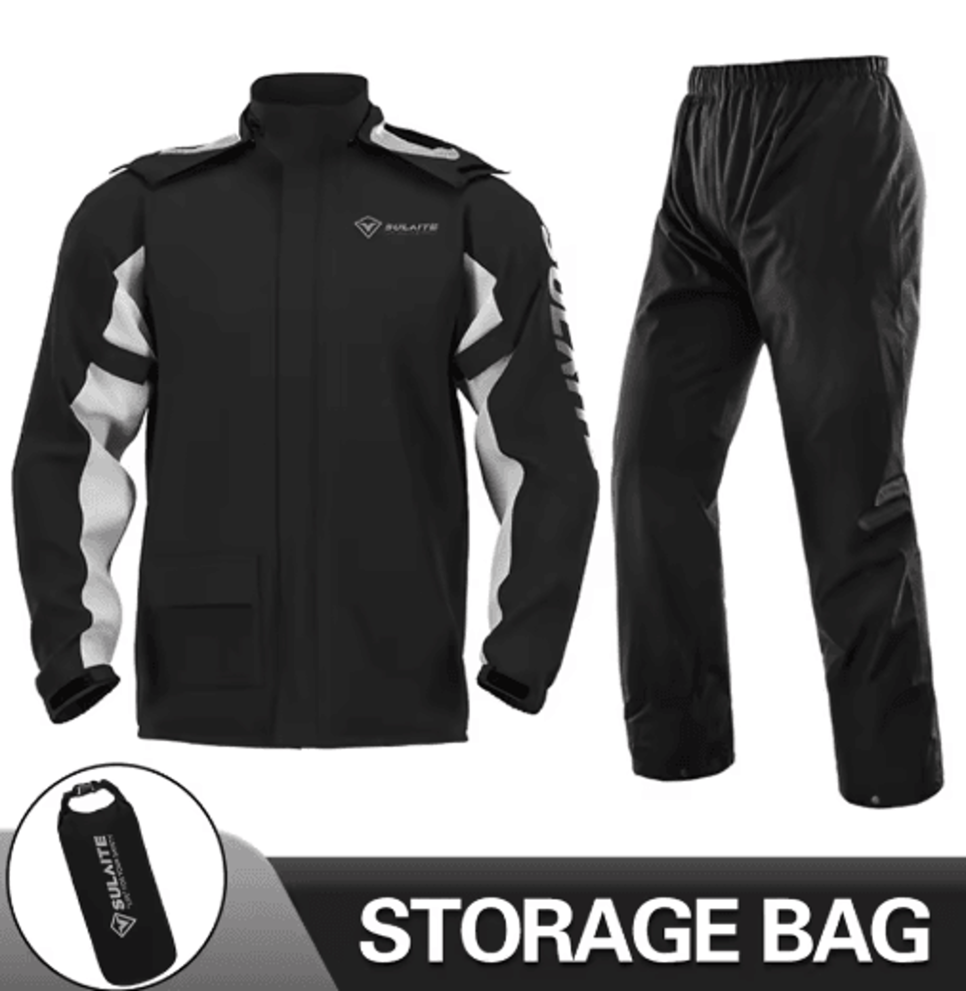 Waterproof Motorcycle Raincoat Suit  Jacket  Pants Rainstorm Protection For Riding  Outdoor Adventu 8